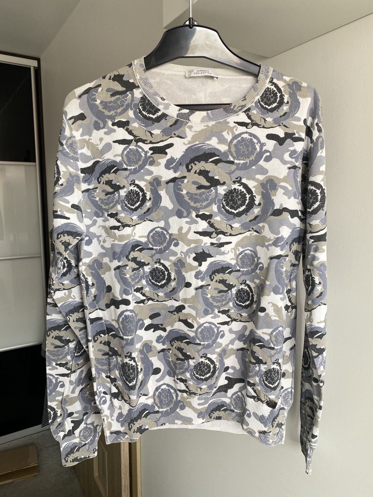 Versace Collection Sweater Jumper L Knit archive y2k multi