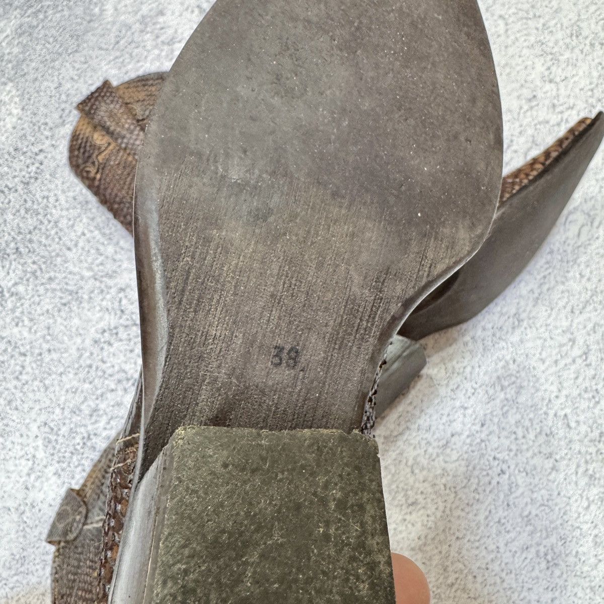 Other Progetto Italy Python Western Boots UK5 US7 EU38 24cm Size US 8 / IT 38 - 11 Thumbnail