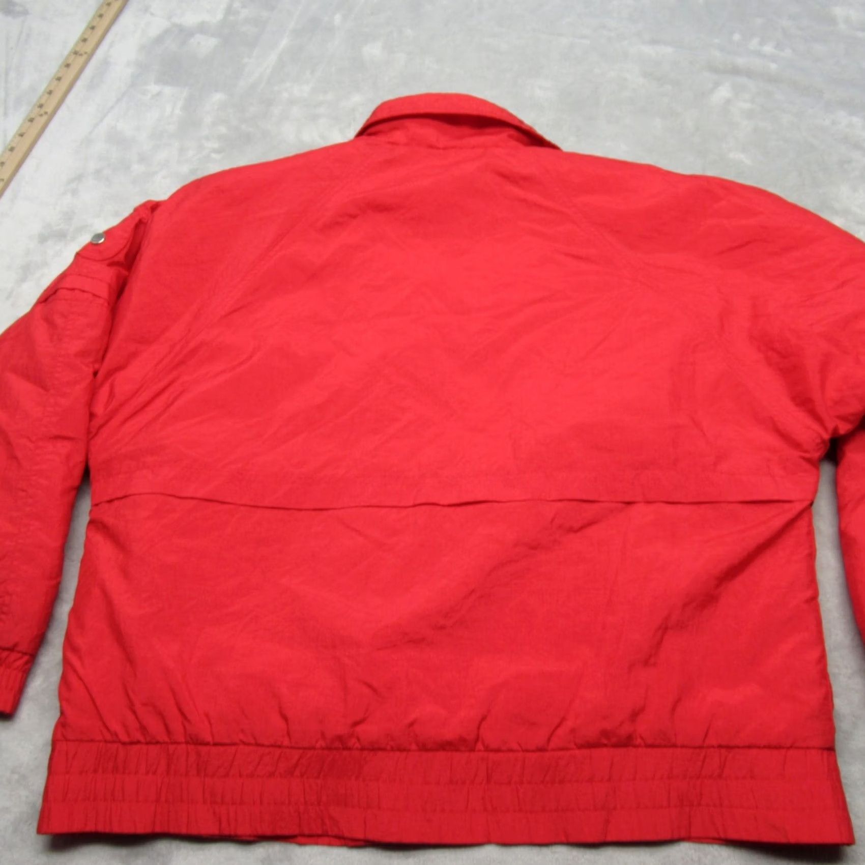 Vintage Andy Johns Jacket Women M Red Windbreaker Zip Pockets Nylon VTG NEW Size M / US 6-8 / IT 42-44 - 4 Thumbnail