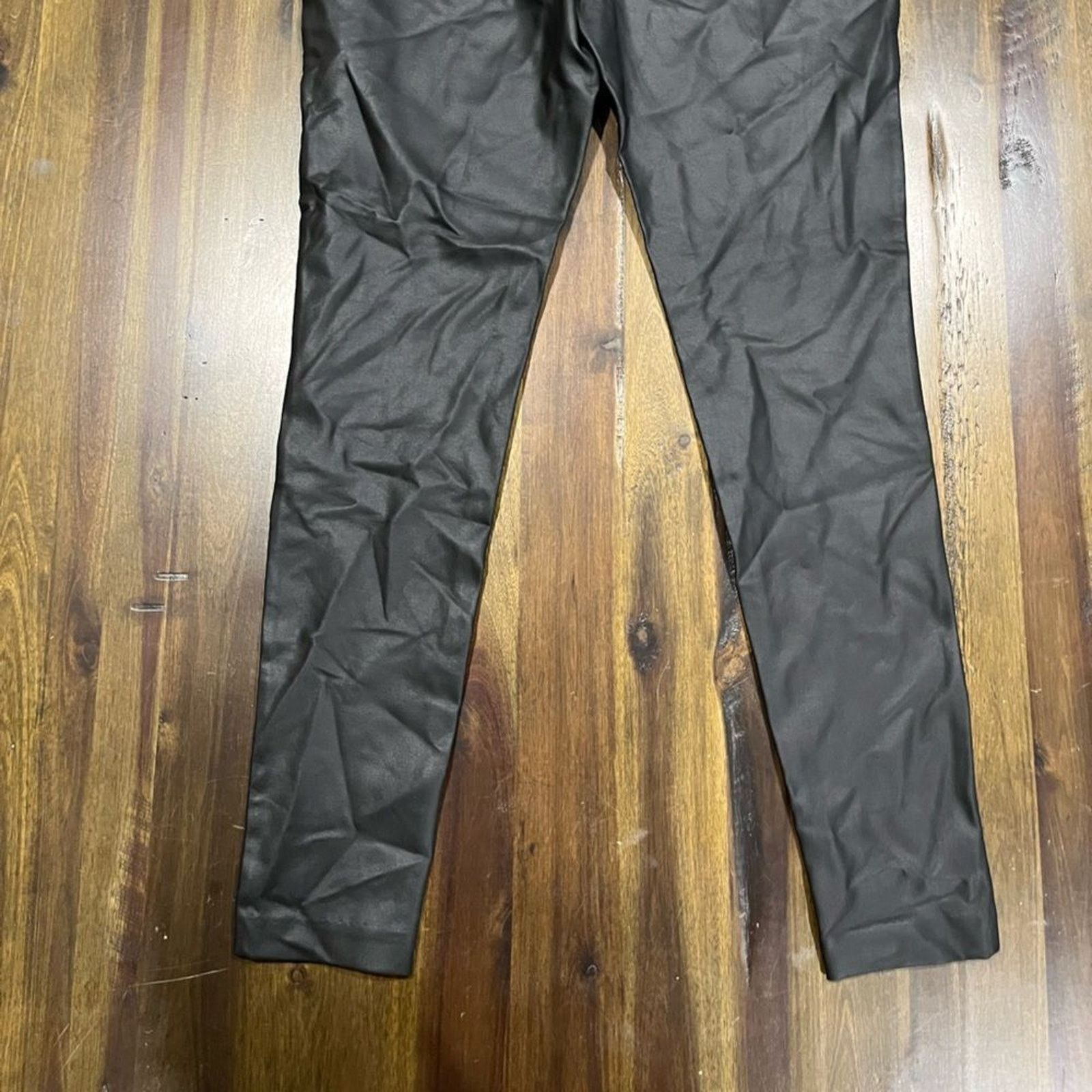 Vintage J. Jill Smoothing Ponte Leggings Faux Leather Size Small Size 26" / US 2 / IT 38 - 5 Thumbnail
