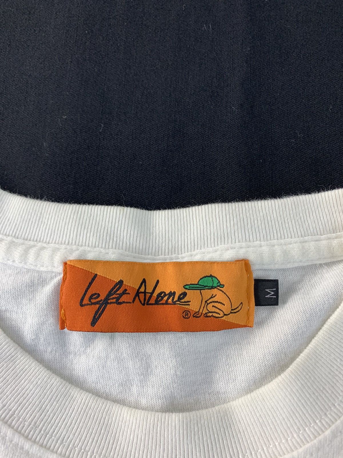 Japanese Brand Left Alone Embroidery Logo Side Tape Sleeve Donut Tee Size US M / EU 48-50 / 2 - 6 Thumbnail