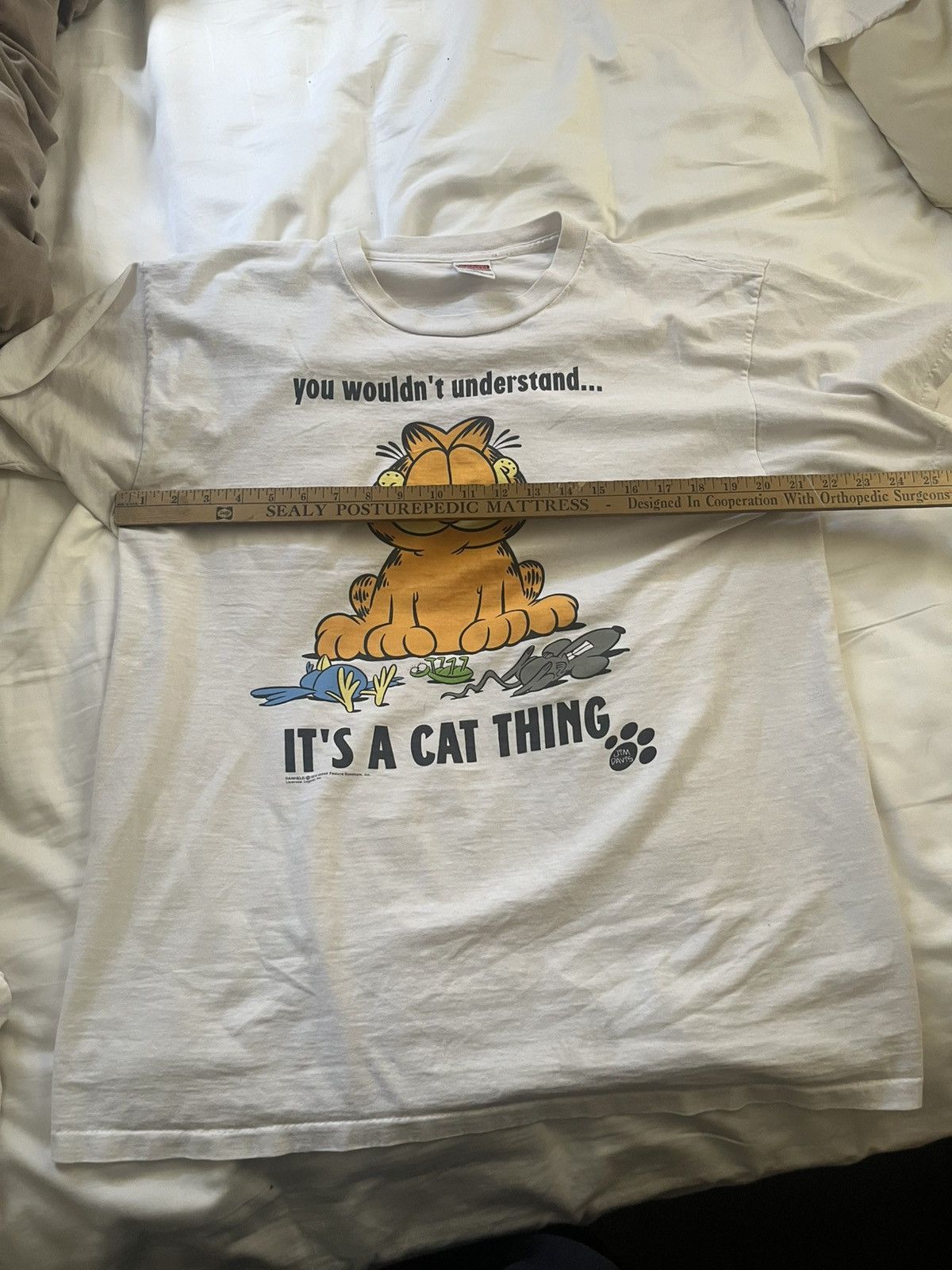 Other 1978 Single Stitch Garfield T-Shirt Size US XL / EU 56 / 4 - 6 Thumbnail
