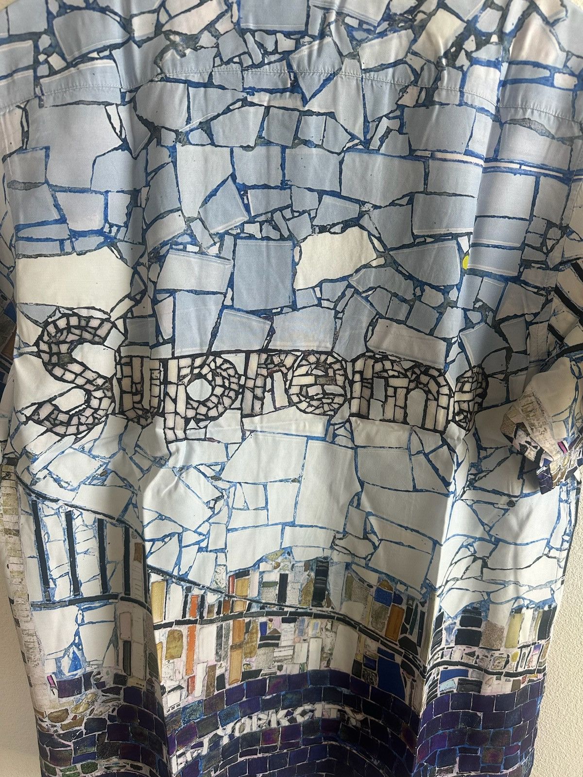 Supreme Supreme Mosaic S/S Shirt Size US L / EU 52-54 / 3 - 3 Thumbnail