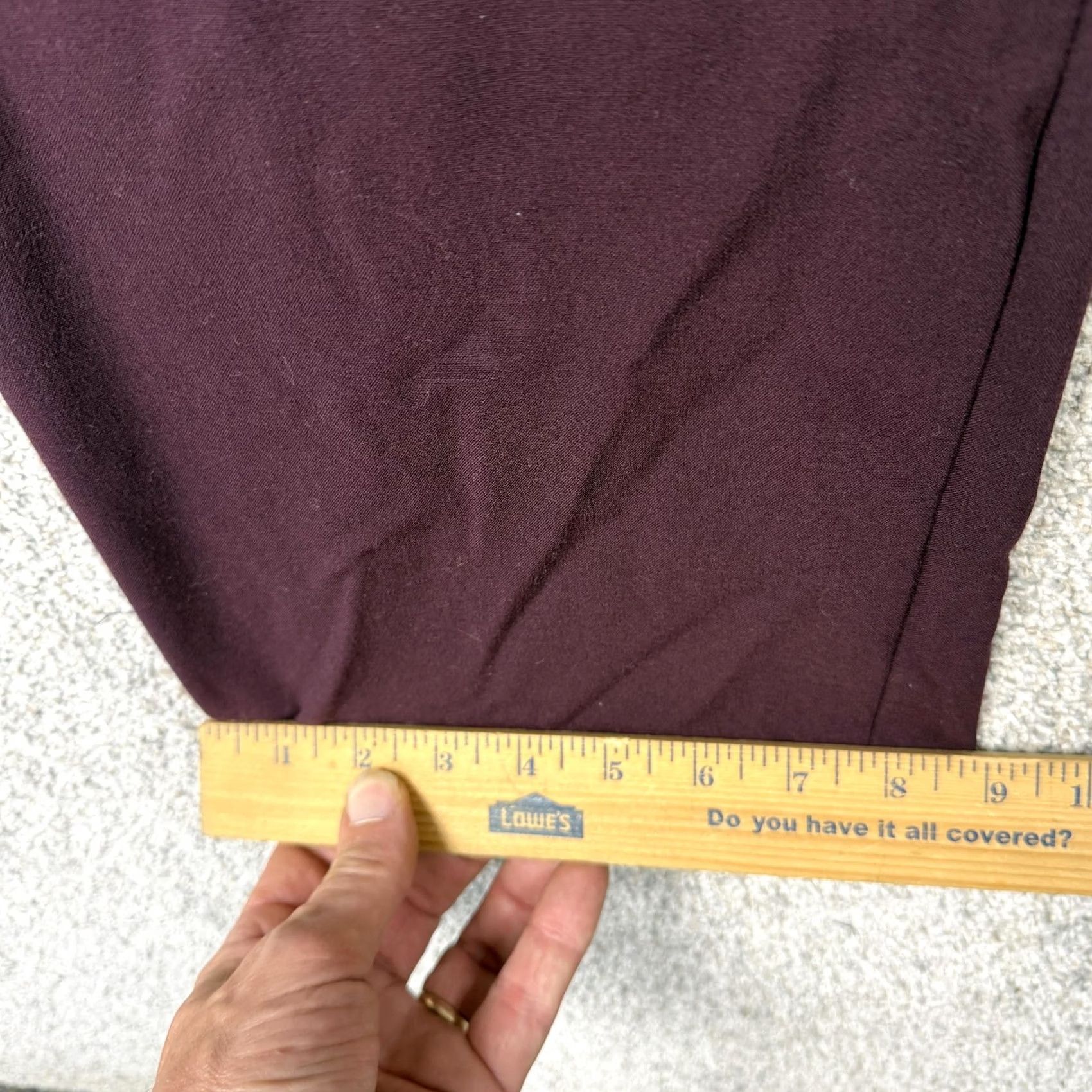 Vintage VINTAGE? No — Roz & Ali Dress Pants Womens Size 14 36x29 Ponte Knit Office Siren Chic Workwear Size 36" / US 14 / IT 50 - 3 Thumbnail