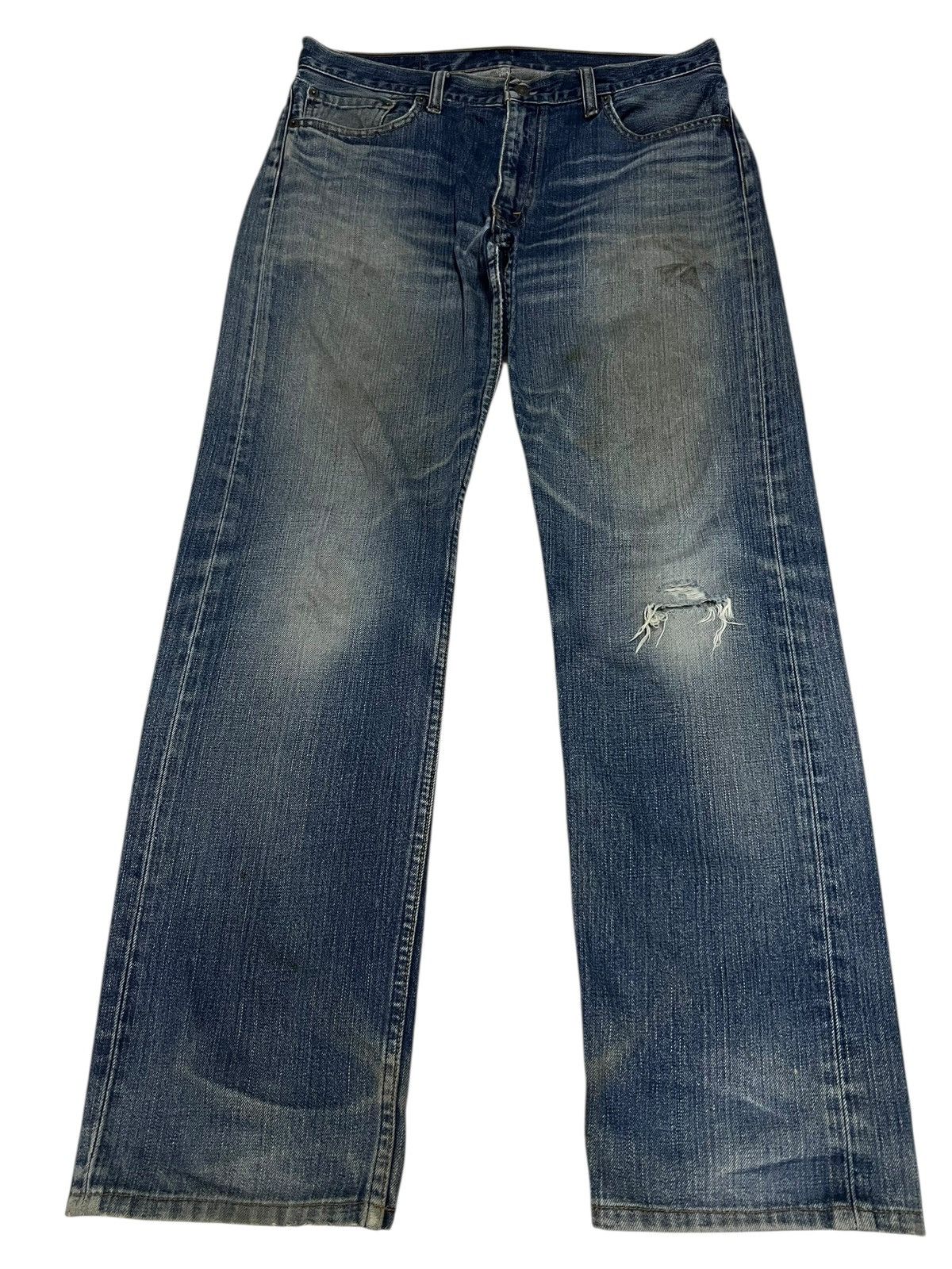 Levi's Vintage Levi’s 505-03 Faded Distress Jean Size US 34 / EU 50 - 1 Thumbnail