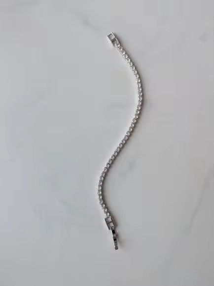 Jewelry DIAMOND Iced Out Bracelet Link 16 cm Size ONE SIZE - 5 Thumbnail