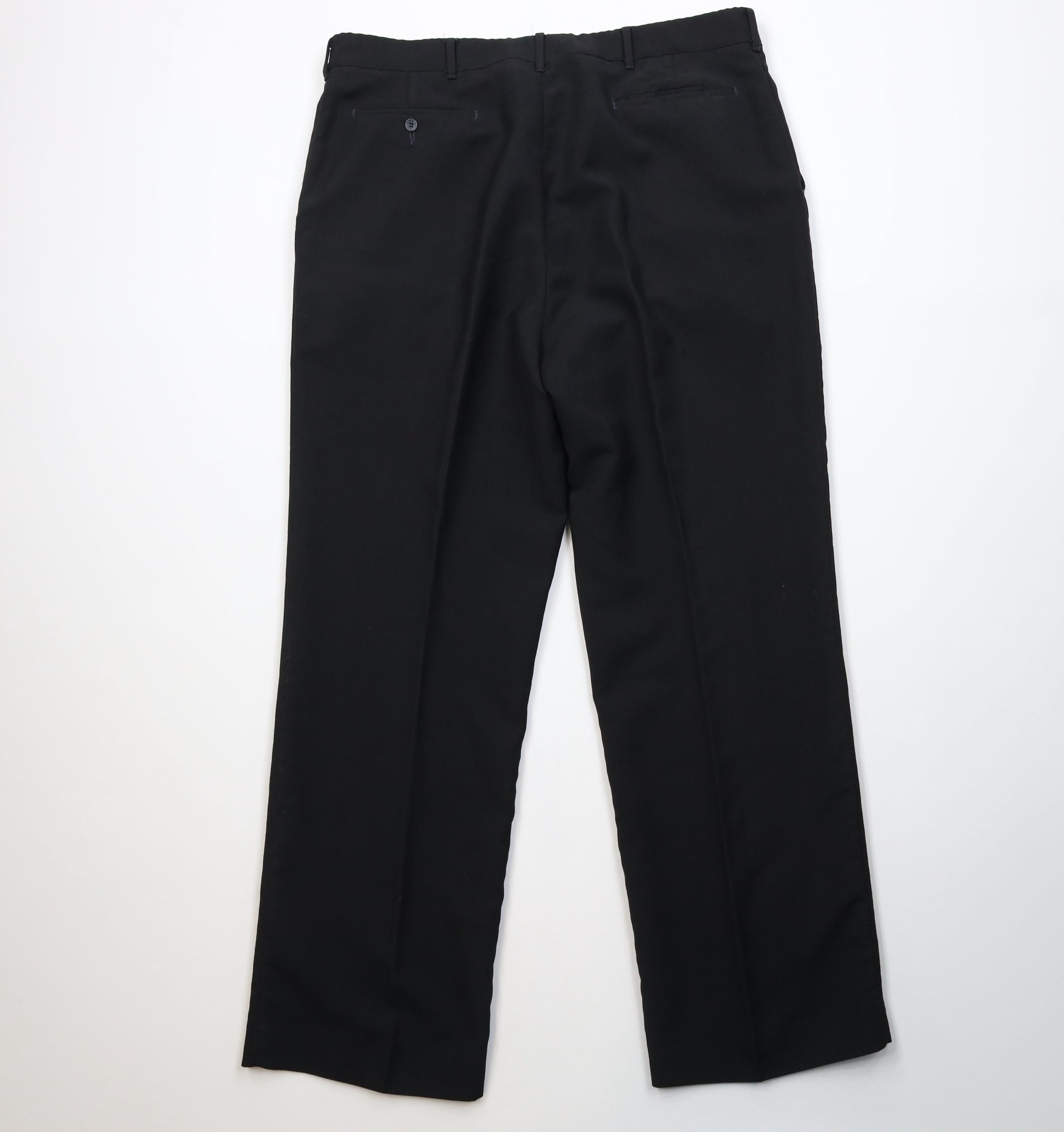 Vintage Vintage 70s Streetwear Wool Blend Knit Wide Leg Chino Pants Size US 38 / EU 54 - 9 Thumbnail