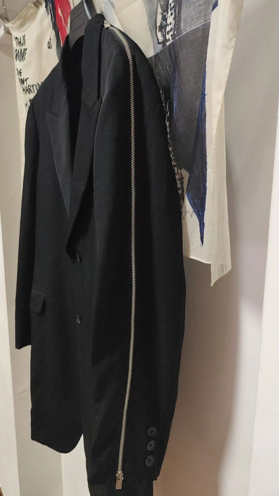 Yohji Yamamoto Yohji YamamotoAW04 Zipper Coat Size 48L - 4 Thumbnail