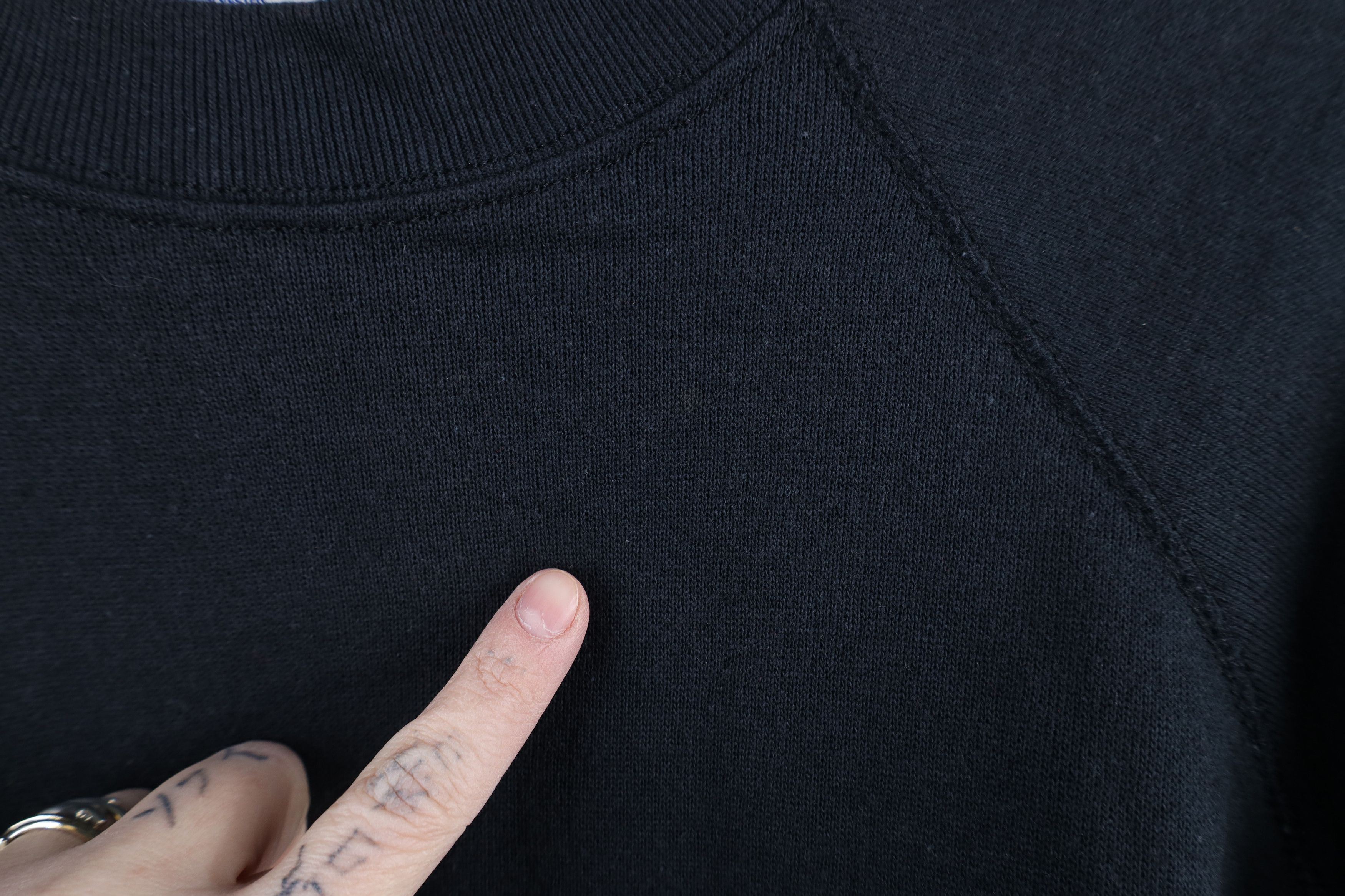Vintage Vintage 80 90s Streetwear Crewneck Sweatshirt Black USA Size US XL / EU 56 / 4 - 4 Thumbnail