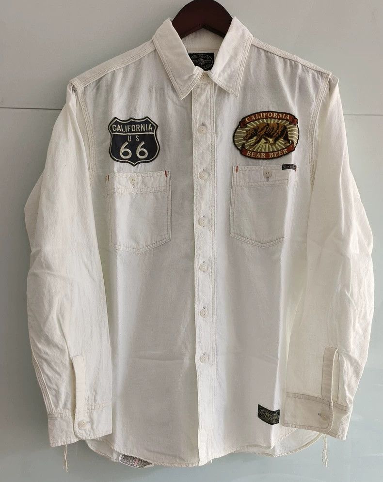 The Real McCoy's The Real McCoy Size 15Shirt Retro Biker Shirt Nextarrow-250 Size US M / EU 48-50 / 2 - 1 Thumbnail