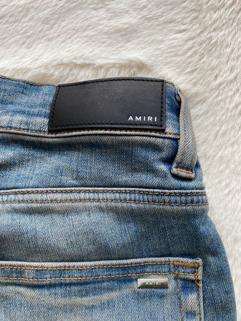 Amiri Amiri Washed blue mx2 jeans 2501-Nextarrow Size US 32 / EU 48 - 3 Thumbnail