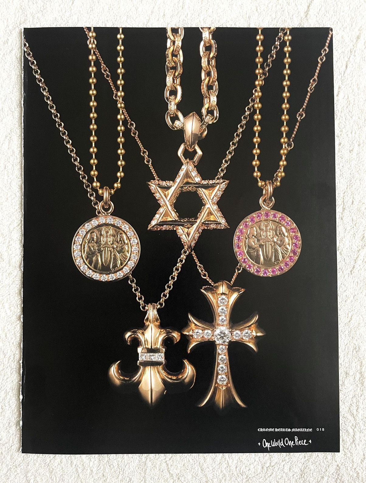 Chrome Hearts Chrome Hearts gold chains 8x11 magazine cutout Poster Size ONE SIZE - 1 Thumbnail