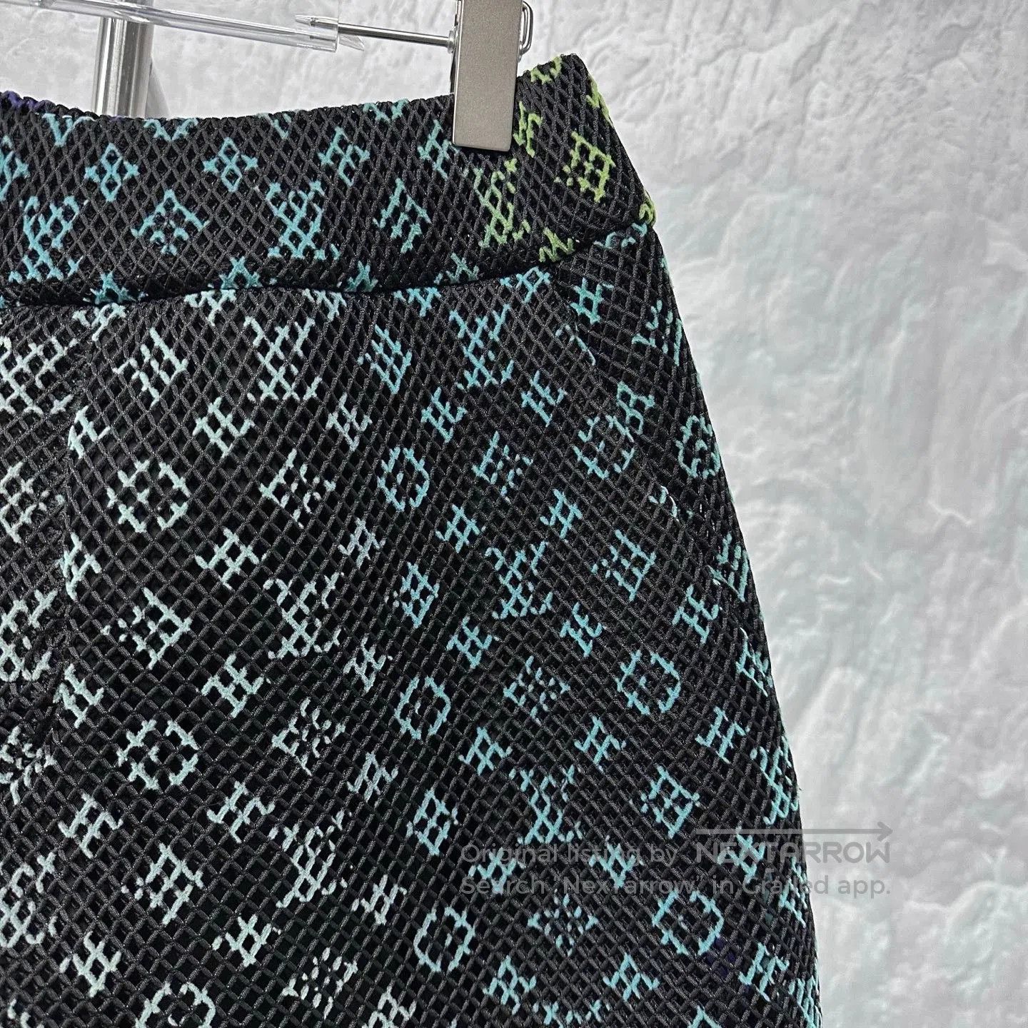 Louis Vuitton Louis Vuitton Tulle Gradient Print Cutout Shorts. Size 39" - 3 Thumbnail