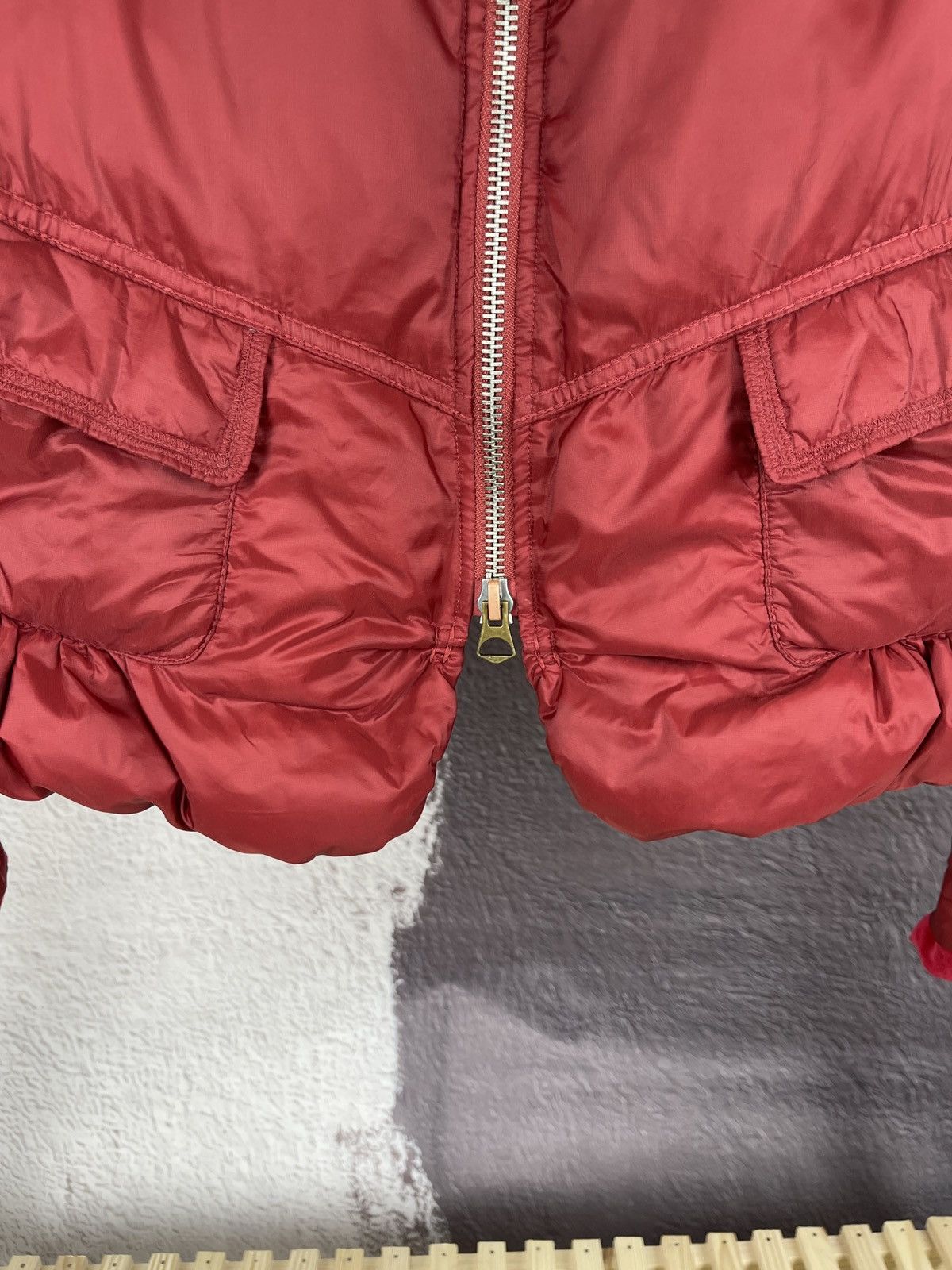 Marithe + Francois Girbaud Marithe Francois Girbaud red short nylon down jacket Size M / US 6-8 / IT 42-44 - 8 Thumbnail