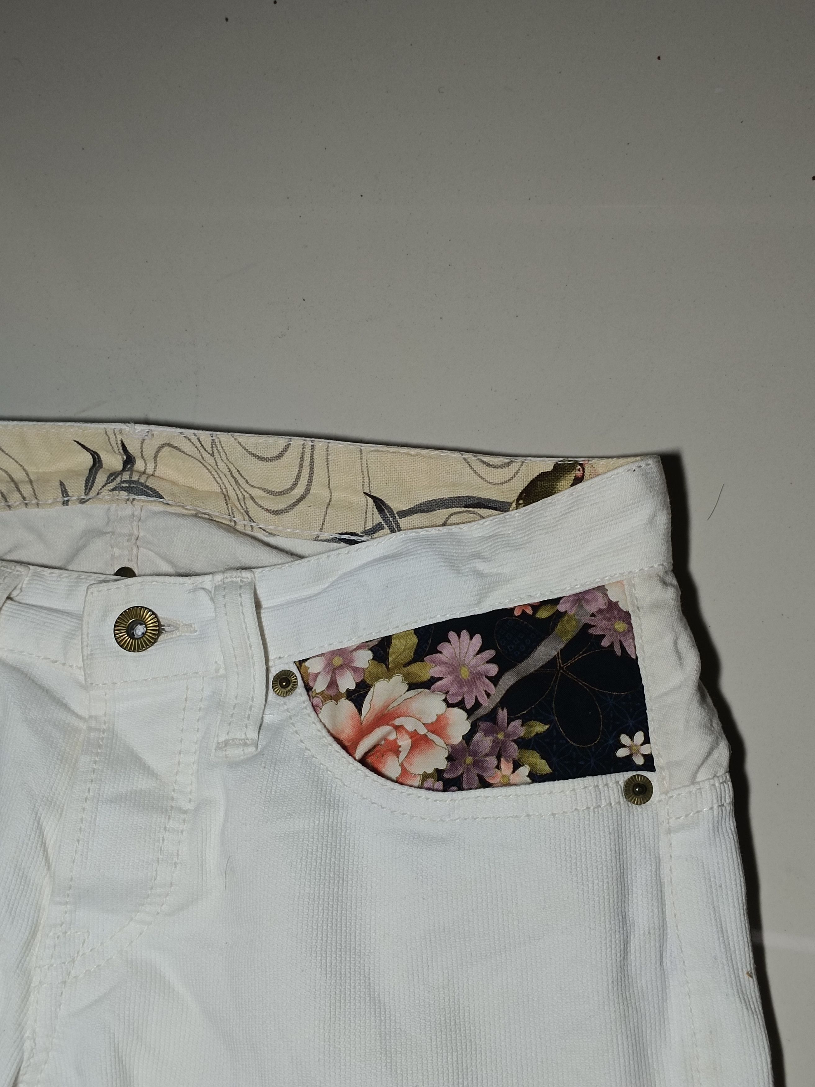14th Addiction × Eternal × If Six Was Nine Japanese Brand Y2K Eternal Flower Sukajan Jeans Size US 30 / EU 46 - 9 Thumbnail