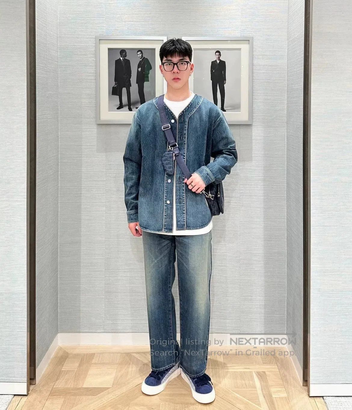 Dior Dior x Denim Tears Baseball Denim Jacket. Size US L / EU 52-54 / 3 - 5 Thumbnail