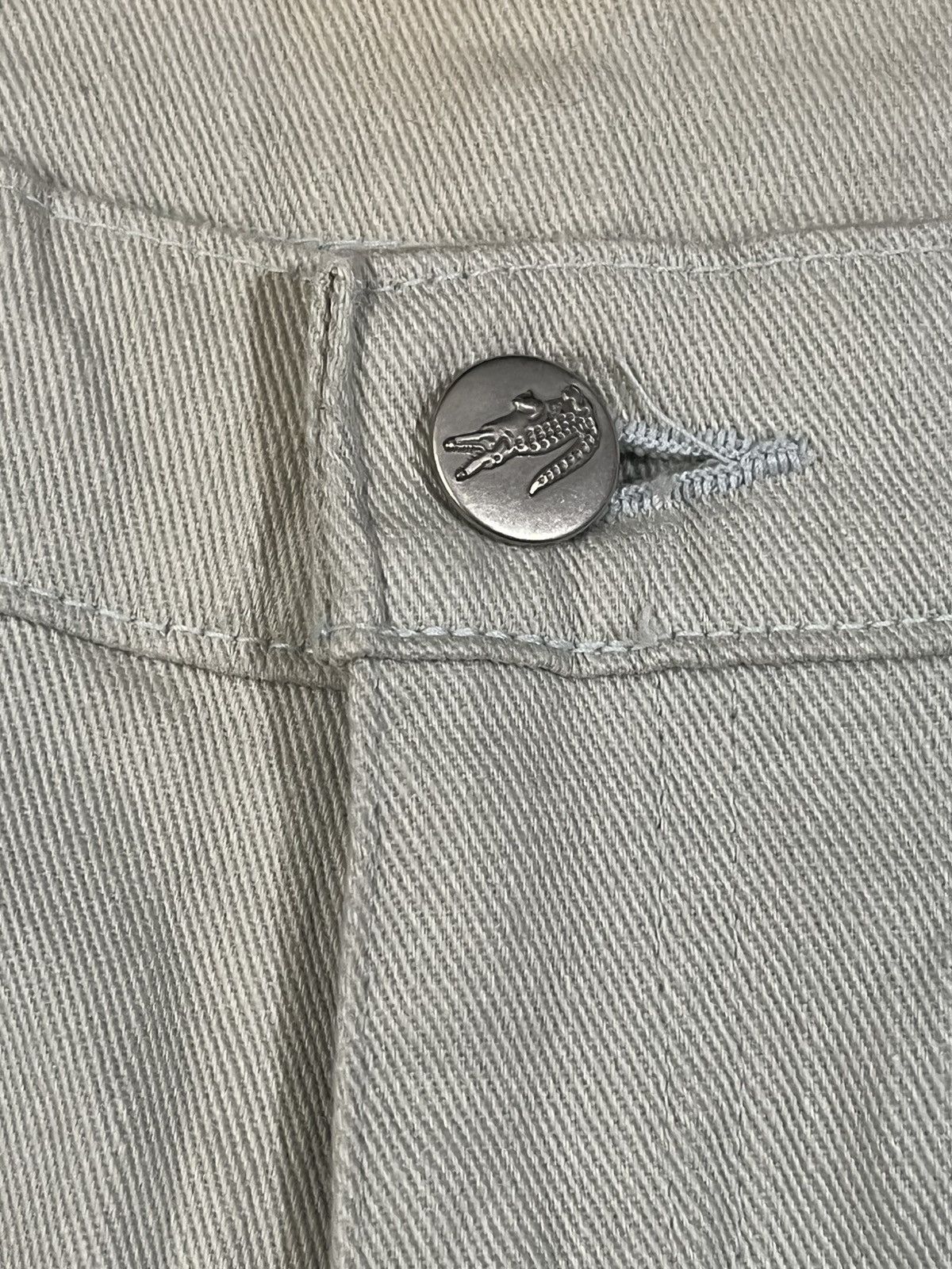 Lacoste × Le Grande Bleu (L.G.B.) × Retrofit Vintage Lacoste Faded Y2K Flare Denim Size US 30 / EU 46 - 8 Thumbnail