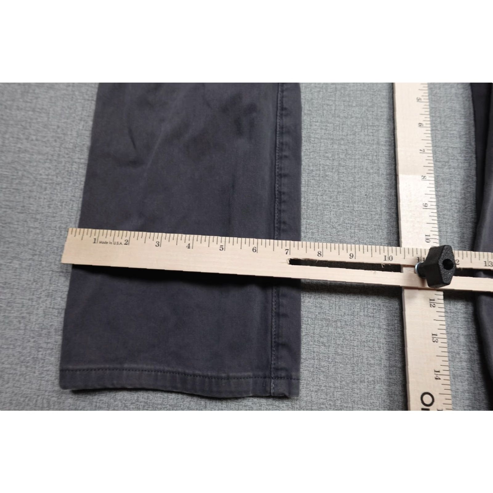 Vintage AG Adriano Goldschmied The Graduate Pants Mens 32x29 Gray Tailored Leg Made USA Size US 32 / EU 48 - 6 Thumbnail