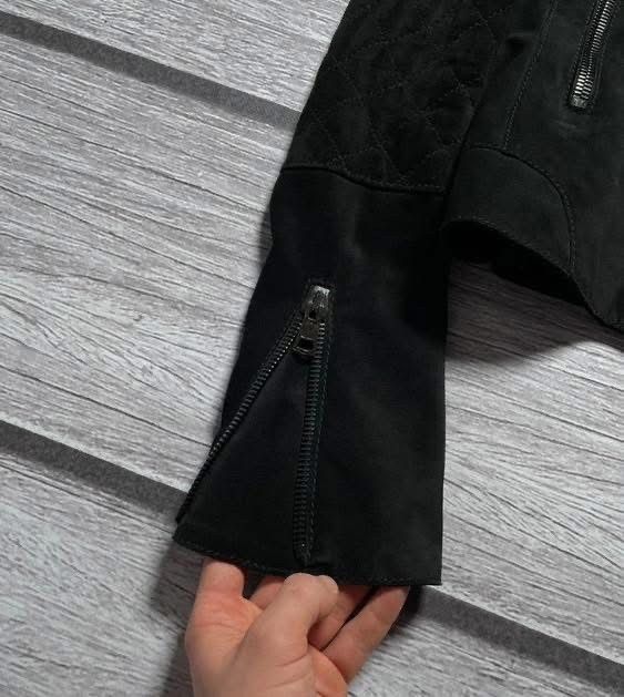 Balenciaga Balenciaga Suede moto jacket biker Size S / US 4 / IT 40 - 7 Thumbnail