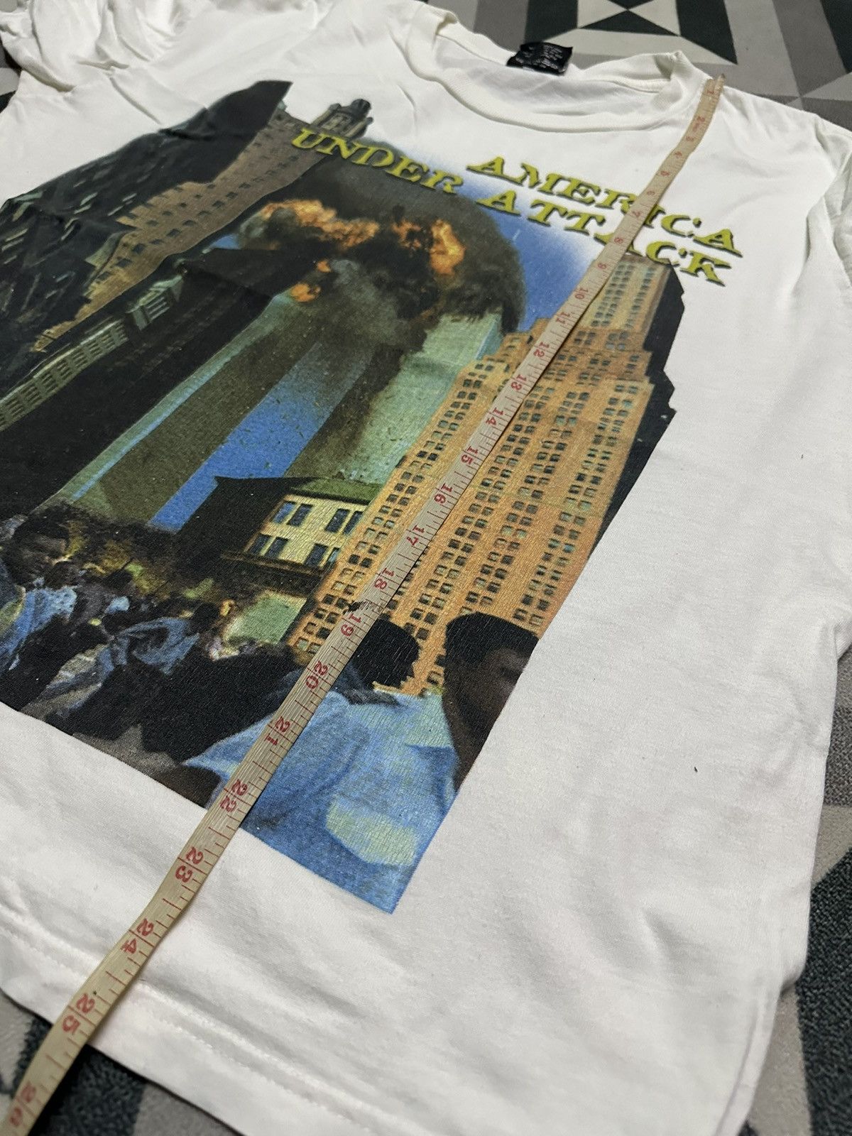 Vintage Vintage america under attack OVP tee Size US L / EU 52-54 / 3 - 8 Thumbnail