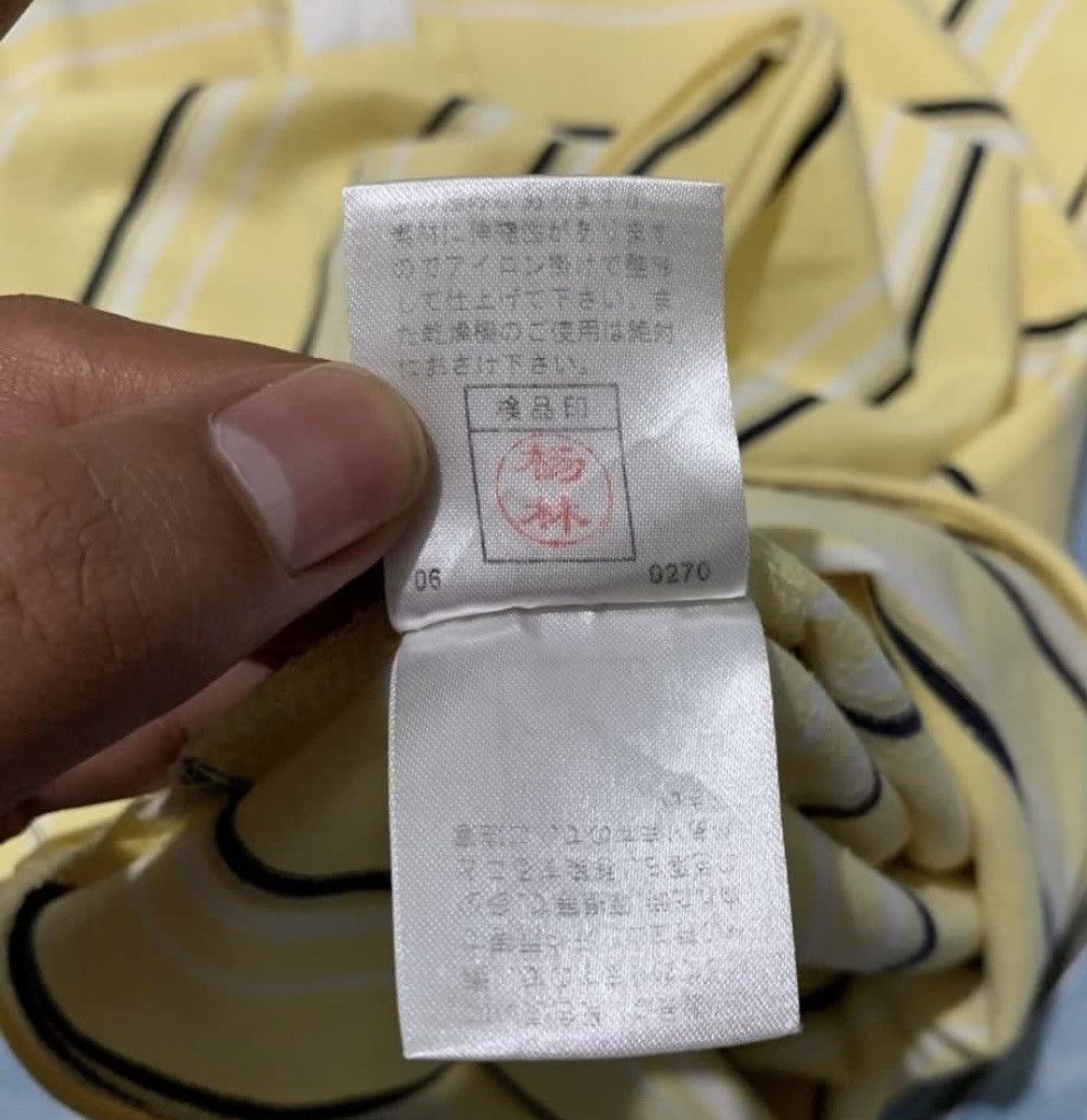 PPFM PPFM Striped Yellow/White Polos Size US L / EU 52-54 / 3 - 5 Thumbnail