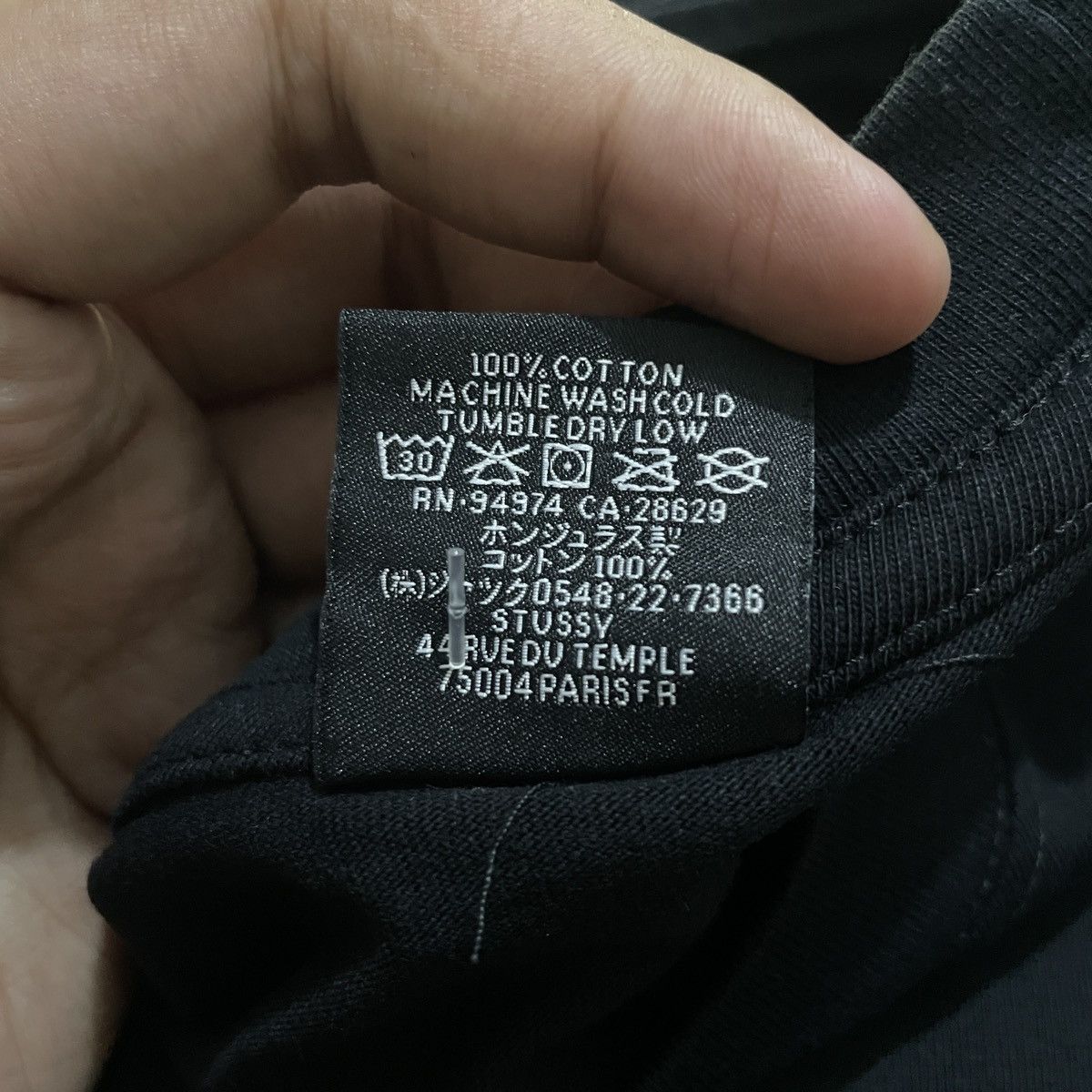 Stussy Stussy Dice Tshirt Black // Large Size US L / EU 52-54 / 3 - 6 Thumbnail