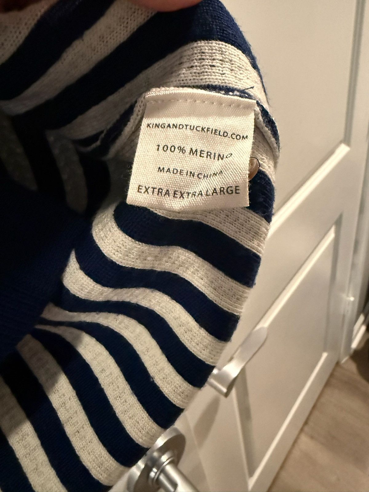 King & Tuckfield King & Tuckfield Stripe Camp Collar Size US XXL / EU 58 / 5 - 5 Thumbnail
