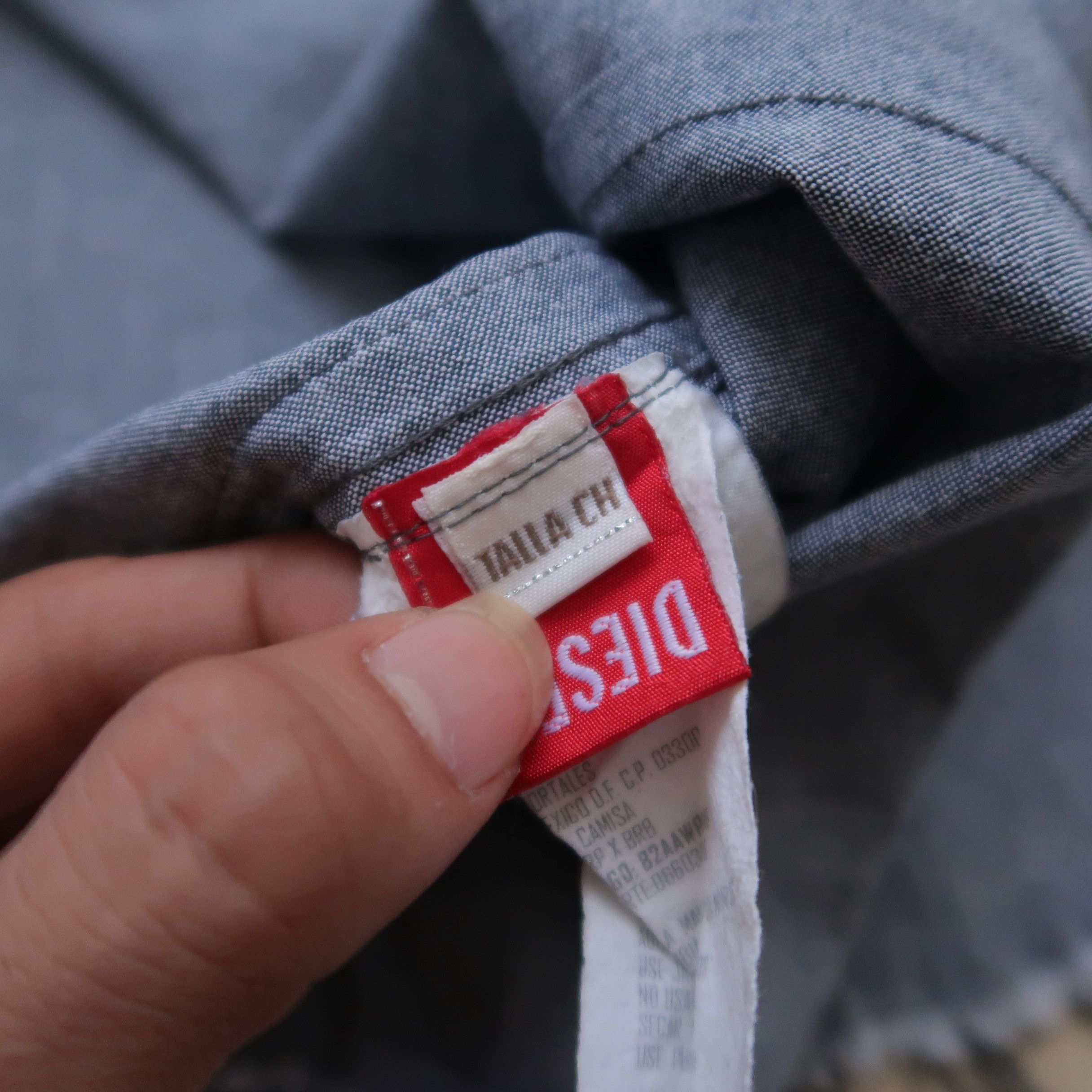 Japanese Brand 1990s Diesel Distressed Western Shirt Unfinished Size US M / EU 48-50 / 2 - 13 Thumbnail
