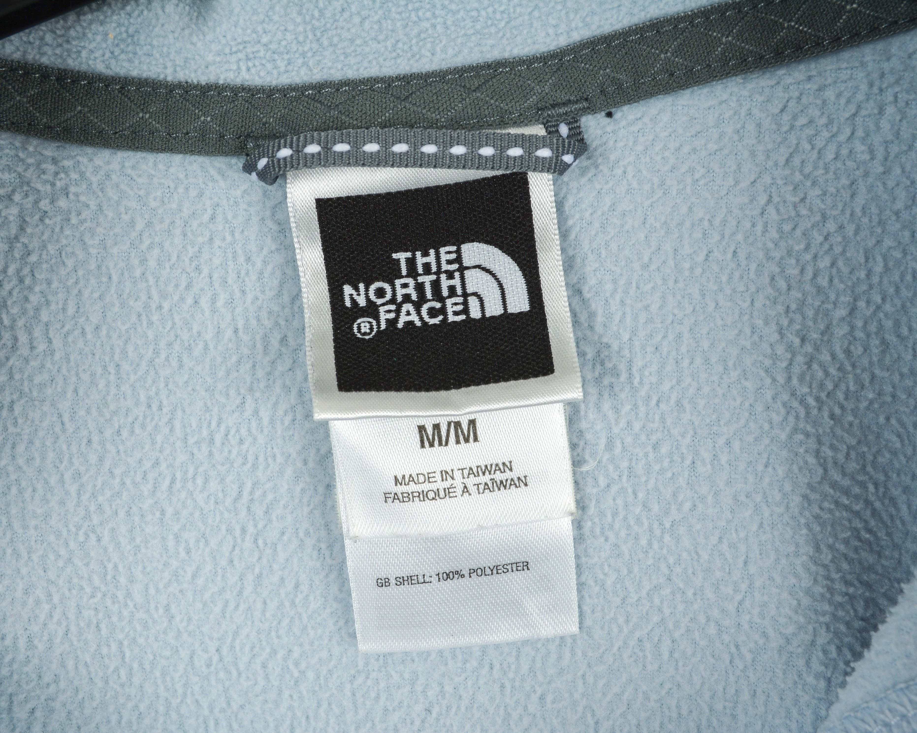 The North Face M Blue Fleece Jumper Pullover Sweater Zip Neck Sweatshirt Size M / US 6-8 / IT 42-44 - 4 Thumbnail