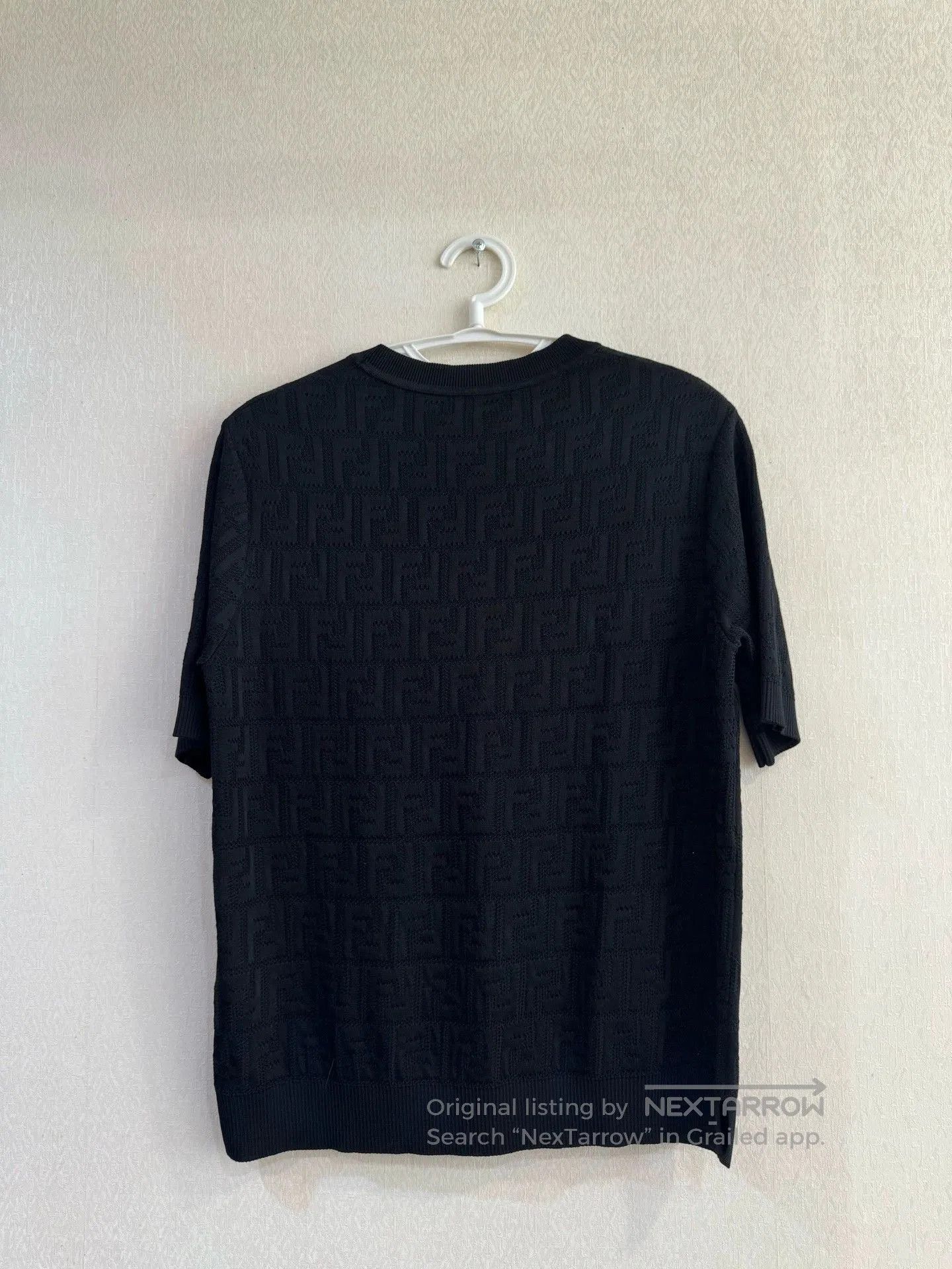 Fendi Fendi Black Cotton Short Sleeve T-shirt. Size US S / EU 44-46 / 1 - 2 Thumbnail
