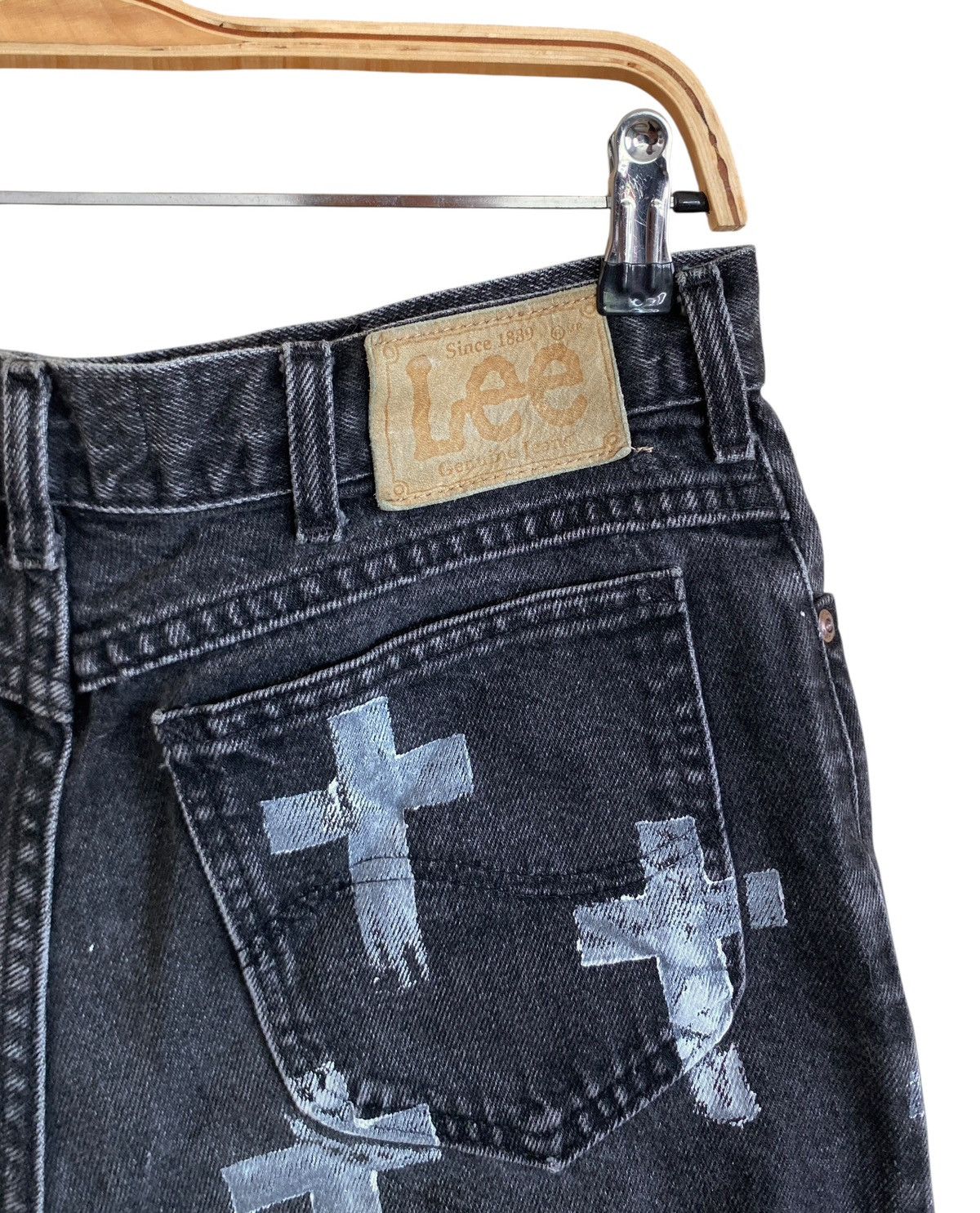 Lee Vintage Brand Lee x Re+plus Short Jeans 1990s Size US 28 / EU 44 - 6 Thumbnail