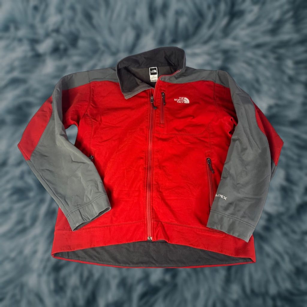 The North Face VINTAGE? The North Face Apex Softshell Jacket Windbreaker L Mens Red & Gray The North Face Apex Jacket Windbreaker Mens L Red Gray Size US L / EU 52-54 / 3 - 1 Thumbnail