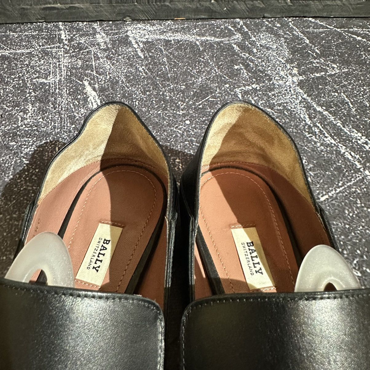 Bally BALLY HAMELIA - Women’s Leather/Fur Flats Mules 38.5 size Size US 8.5 / IT 38.5 - 9 Thumbnail