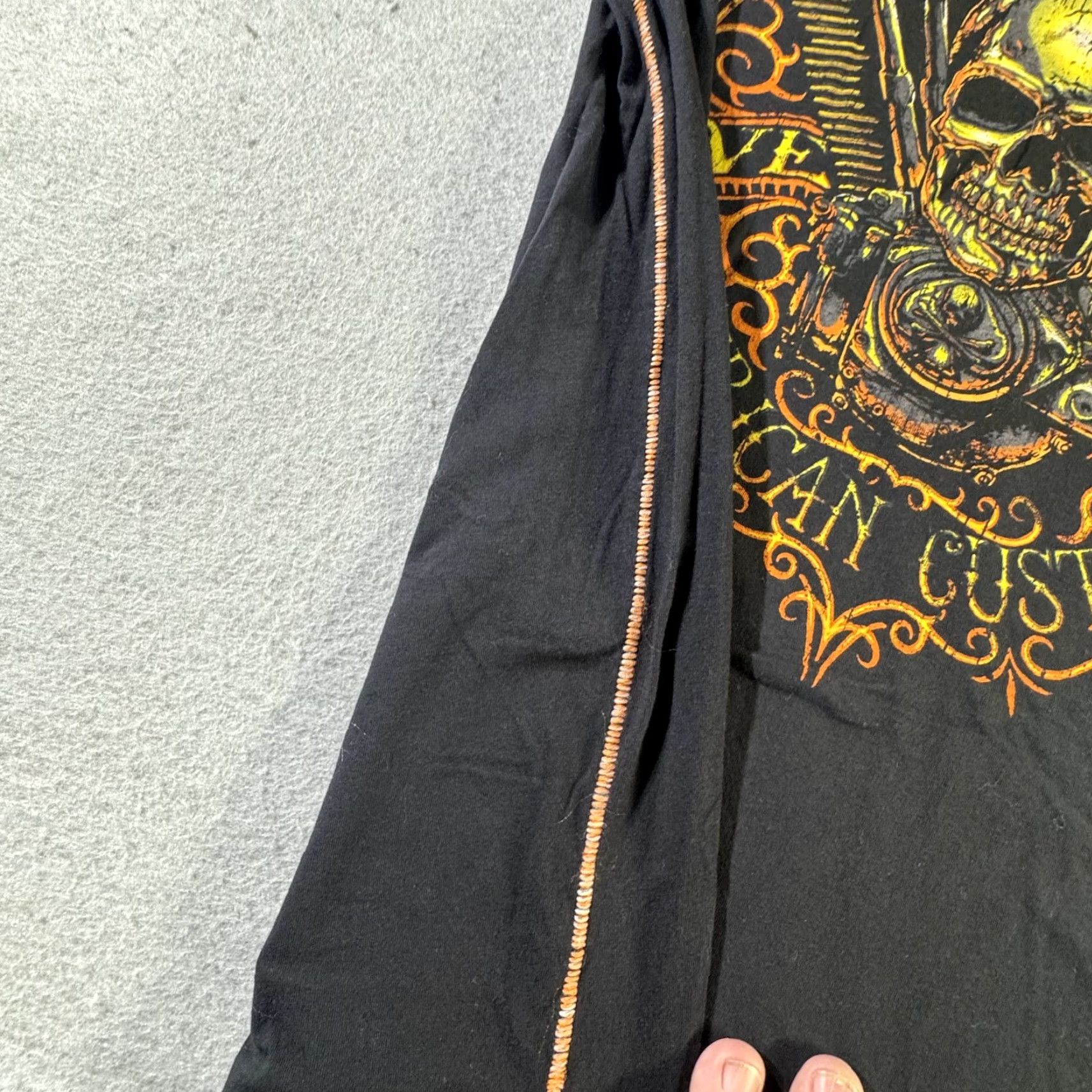 Affliction VINTAGE Affliction T-Shirt Men XL Black Graphic Print Skull Biker Motorcycle Rock USA 2000s Size US XL / EU 56 / 4 - 5 Thumbnail