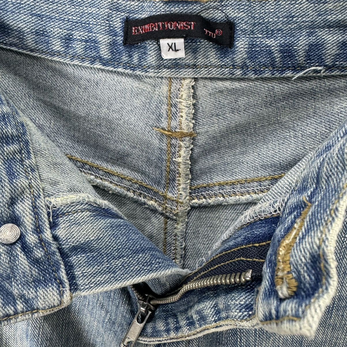 Designer × Japan Blue Jeans × Japanese Brand 🌟TTU JAPAN SHOT GUN DENIM DISTRESSED PANTS Size US 34 / EU 50 - 7 Thumbnail