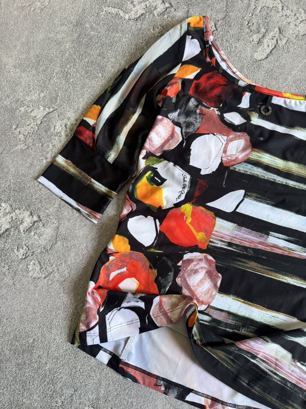 Designer Save the Queen S all printed top blouse shirt Avantgarde Size S / US 4 / IT 40 - 14 Thumbnail
