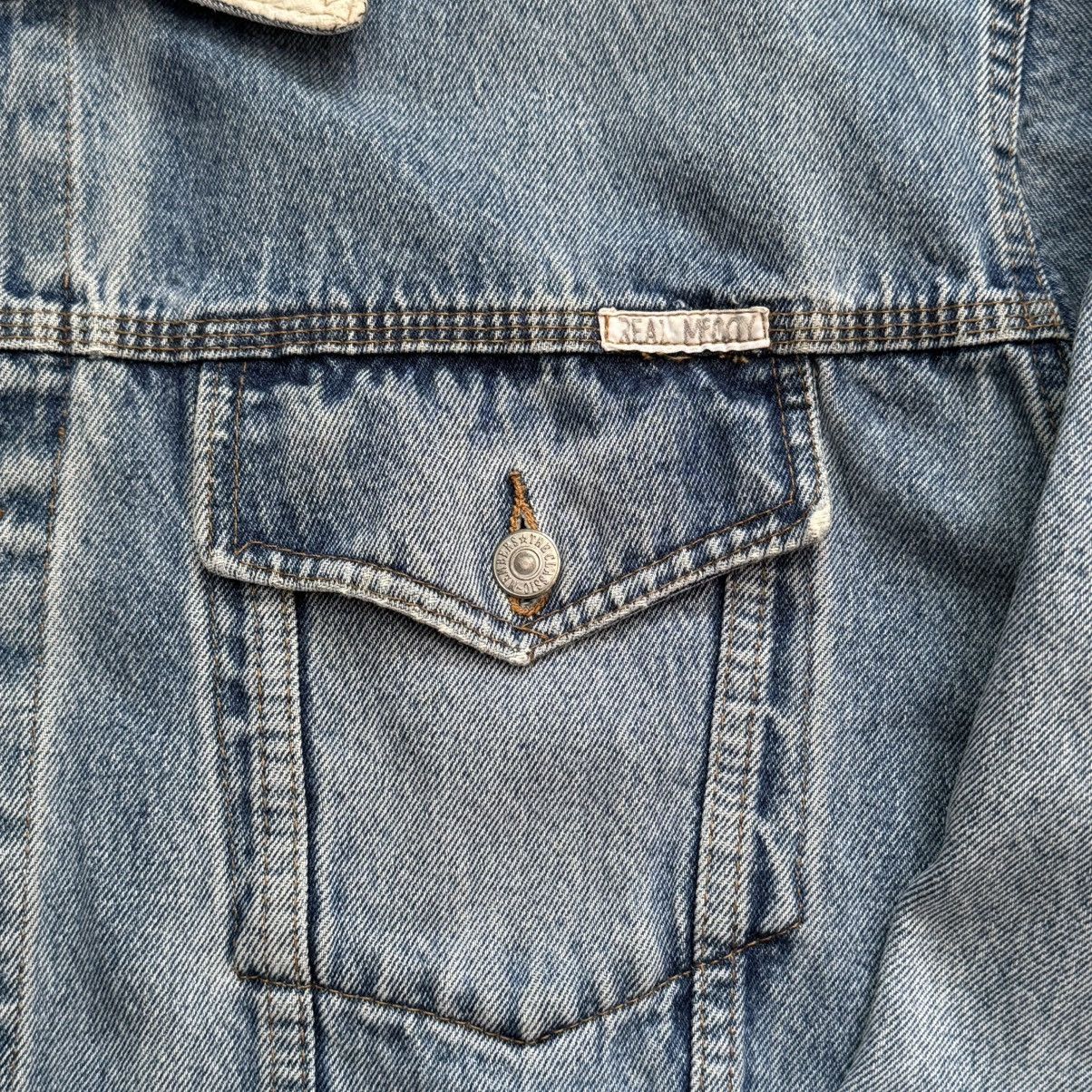Marlboro 📌 Vintage 90s Marlboro Distressed Denim Y2K Crazy Jacket Size US L / EU 52-54 / 3 - 7 Thumbnail