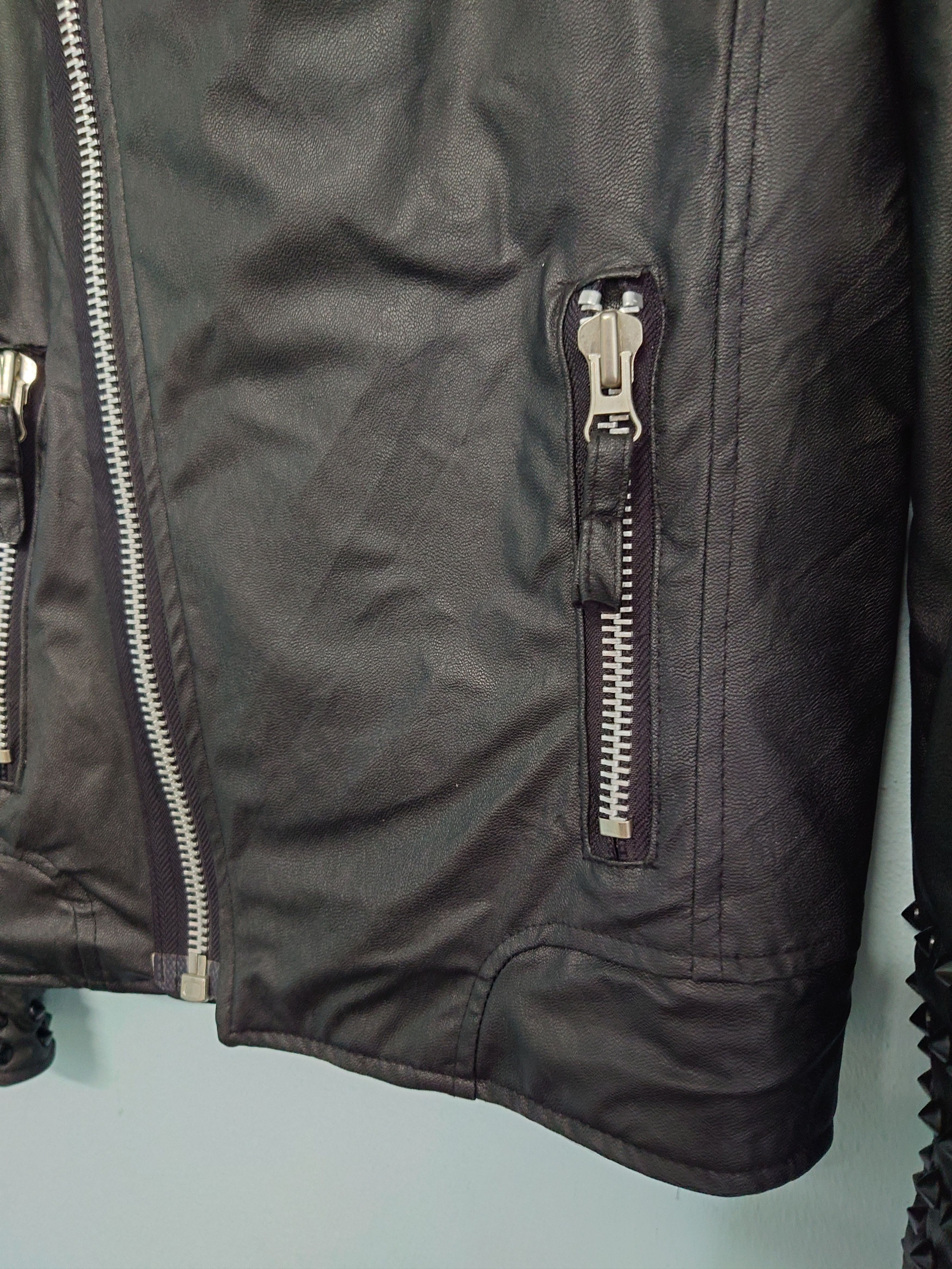 Attachment ATTACHMENT Kazuyuki Kumagai Asymmetrical Rider Jacket Size M / US 6-8 / IT 42-44 - 7 Thumbnail
