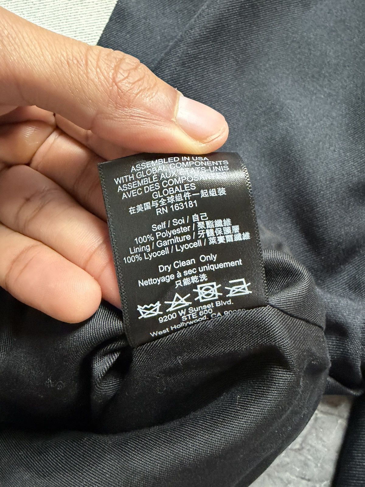 Rhude Rhude Logo Wool Work Jacket in Black Size US L / EU 52-54 / 3 - 7 Thumbnail