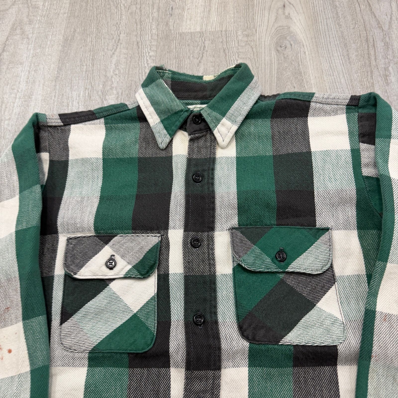 American Eagle Outfitters Vintage American Eagle Flannel Shirt Men's Small Green Size US S / EU 44-46 / 1 - 3 Thumbnail