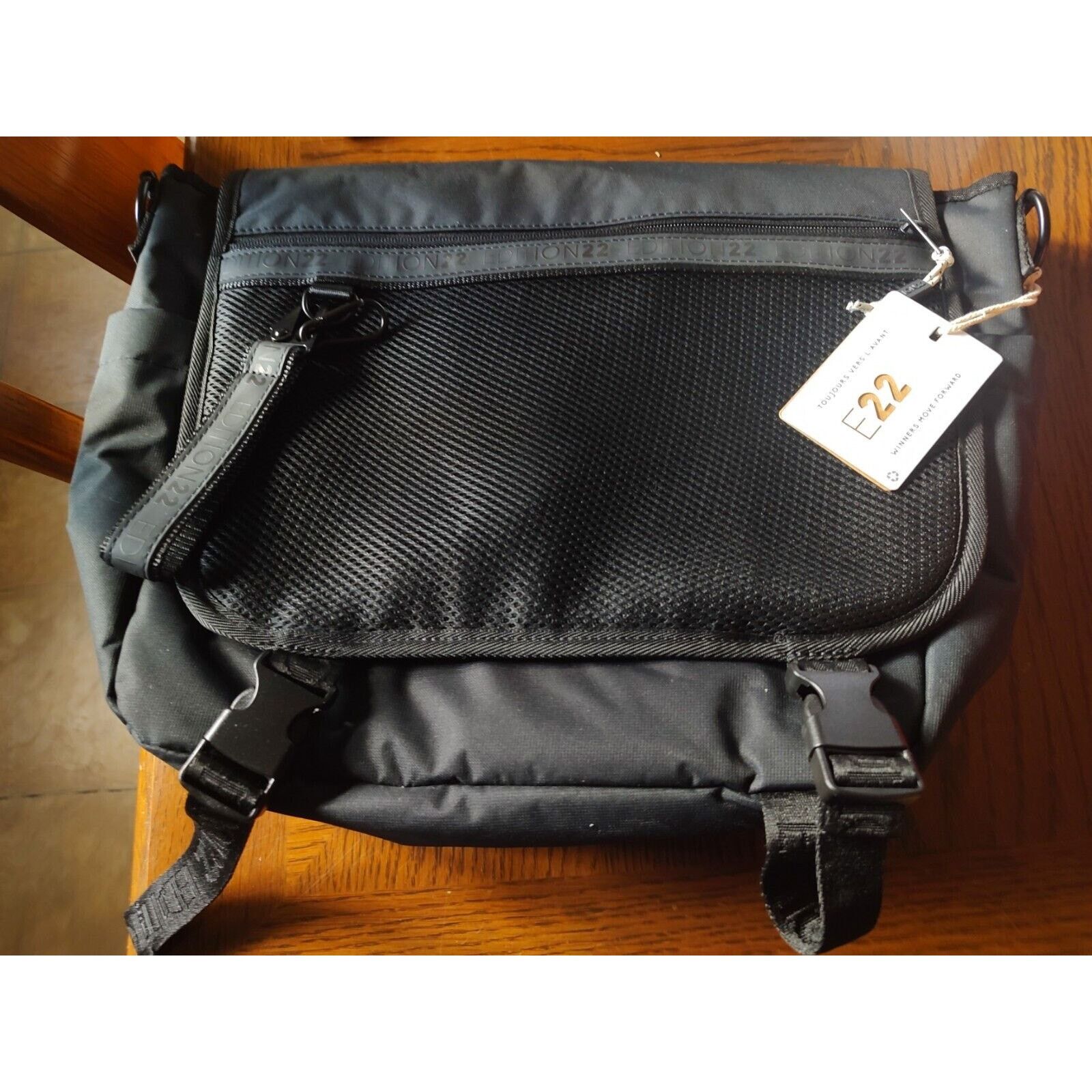 Bugatti NEW BUGATTI Black Briefcase Laptop Work Bag NWT Size 26 - 1 Thumbnail
