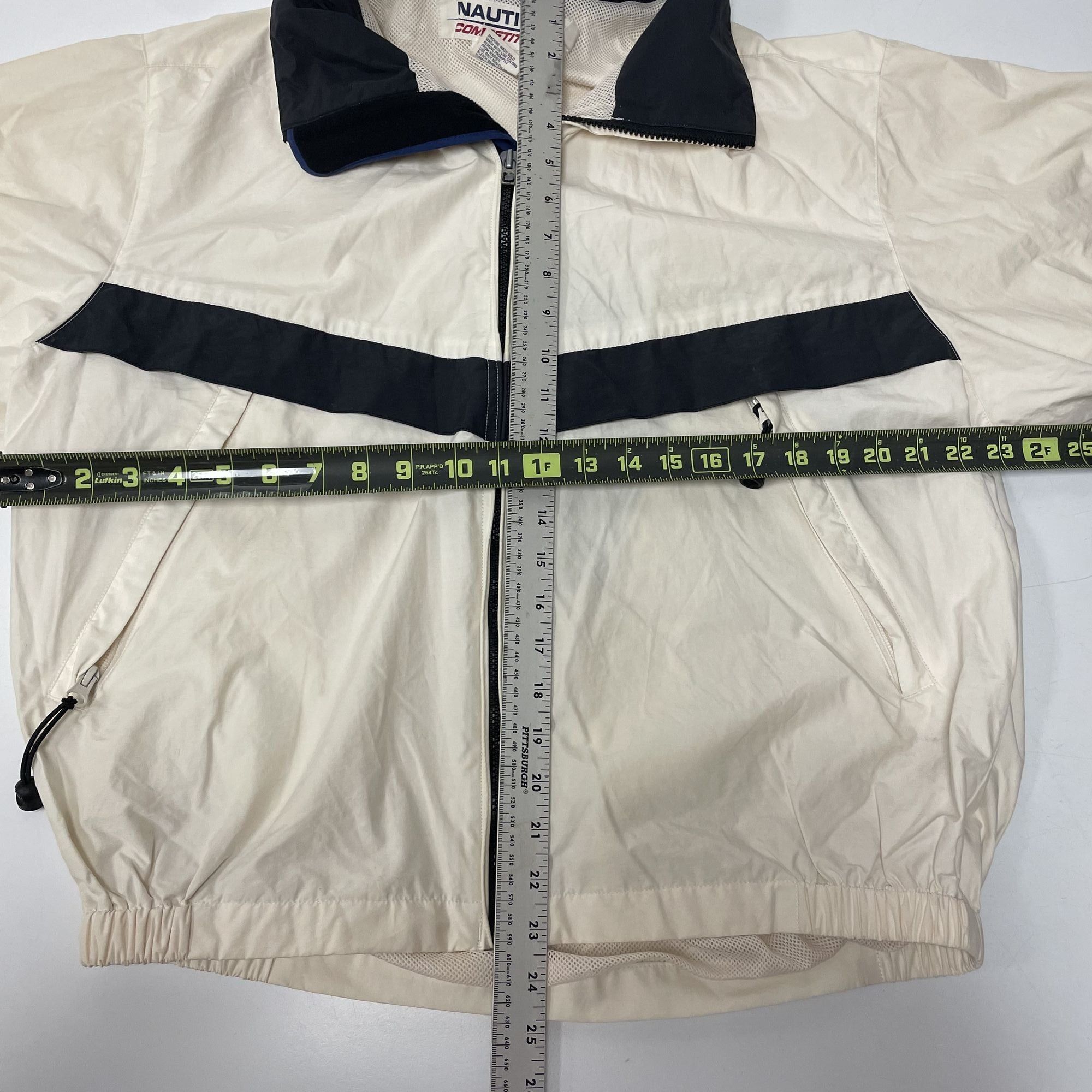 Nautica Vtg Nautica Competition White Blue Sailing Race Windbreaker Size US M / EU 48-50 / 2 - 9 Thumbnail