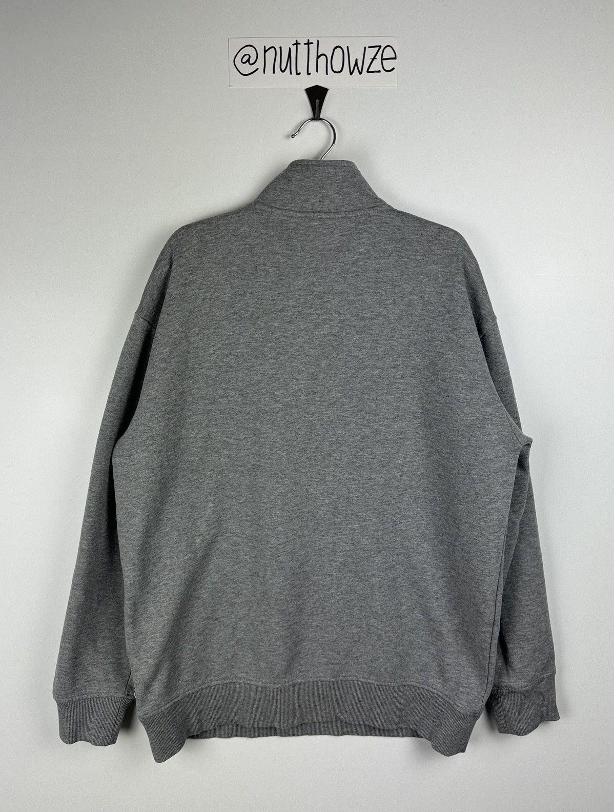 Vans Essential Vans Quarter Zip Heather Grey Mens Pullover Jumper Size US S / EU 44-46 / 1 - 2 Thumbnail