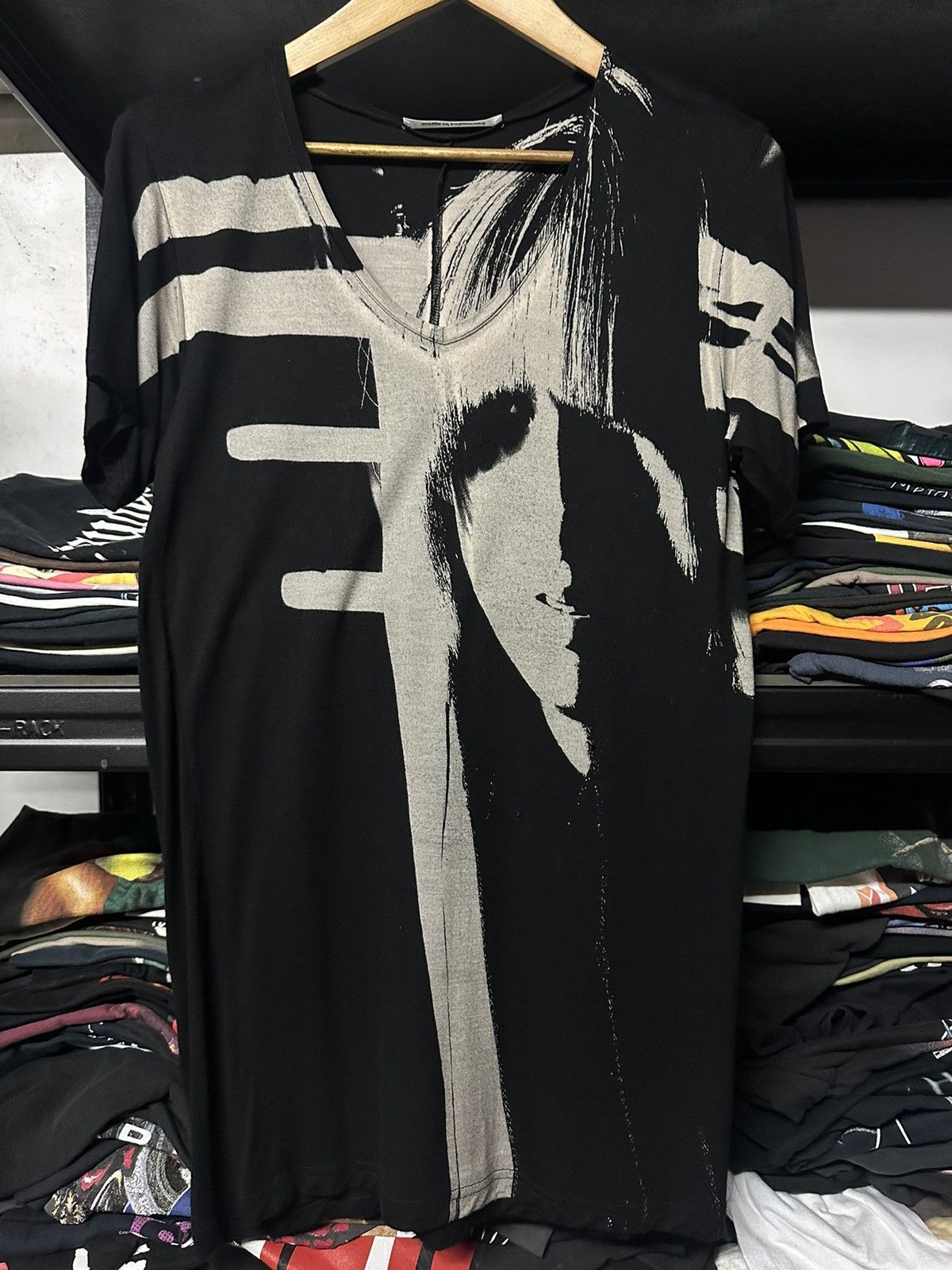 Japanese Brand × Seditionaries × Vintage Vintage Songs Of Judgement Rayon Neked Girl Japan Tee Size M / US 6-8 / IT 42-44 - 1 Thumbnail