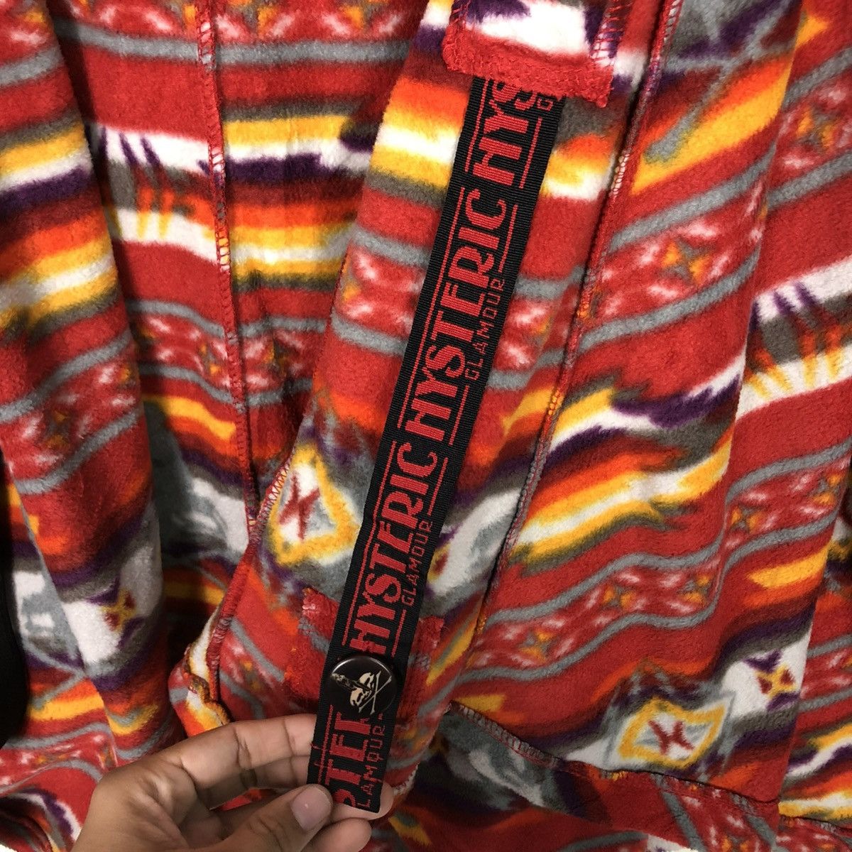 Hysteric Glamour 🔥RICH RED FULL PRINT DESIGN CLOAKS HYSTERIC GLAMOUR Size US L / EU 52-54 / 3 - 24 Thumbnail