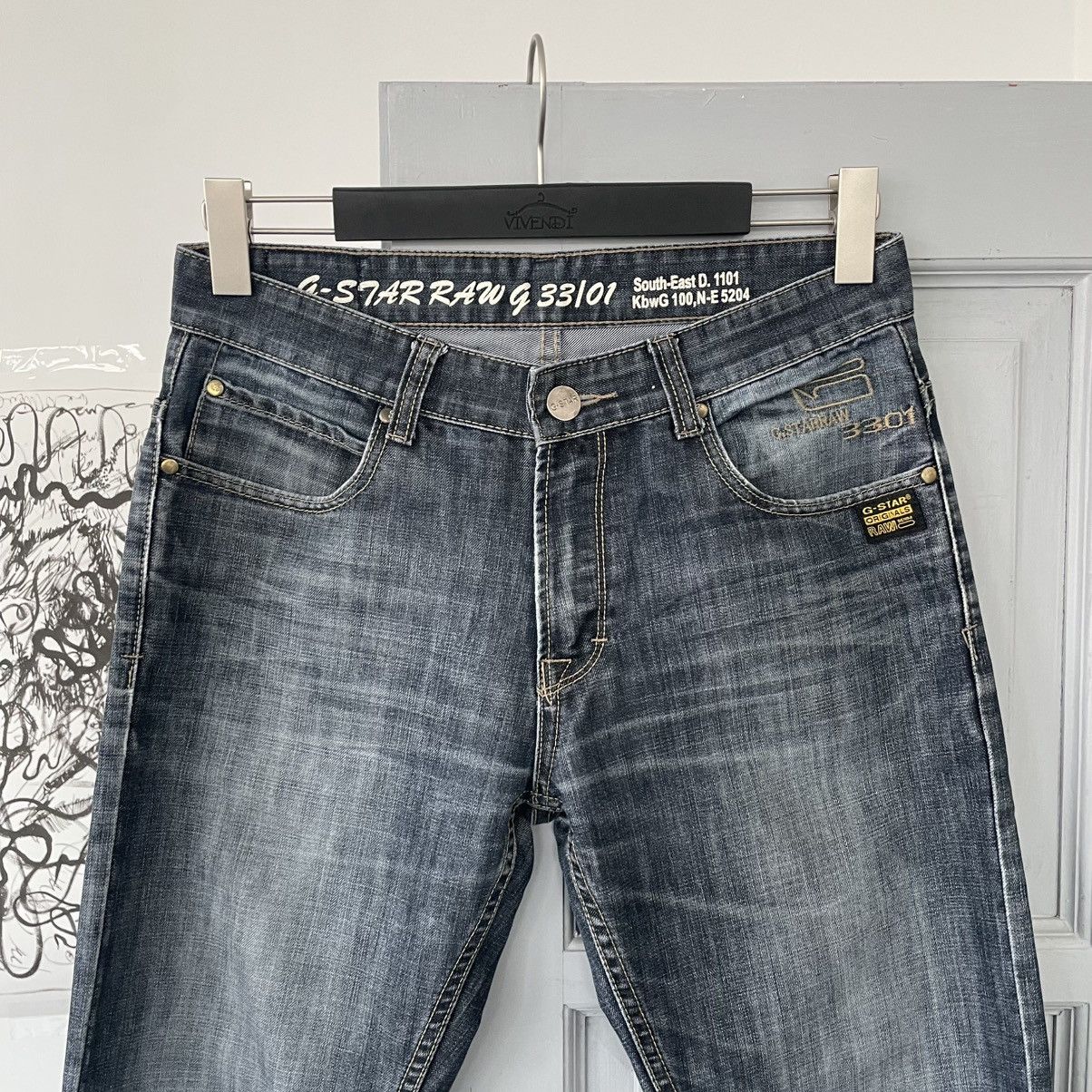 G-Star × Vintage Vintage 00’s G-Star RAW 33/01 Denim Pants y2k Size US 32 / EU 48 - 2 Thumbnail