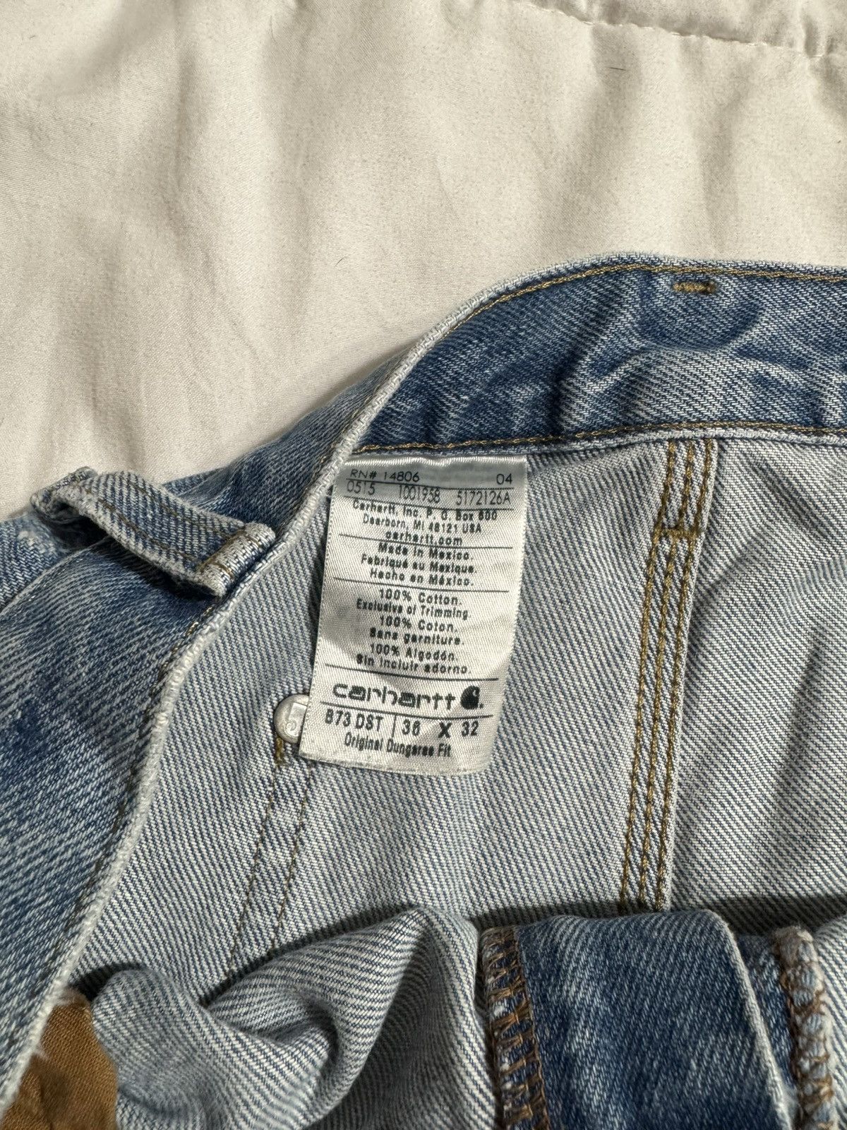 Carhartt Vintage Double Knee Denim Carharrt Size US 34 / EU 50 - 3 Thumbnail
