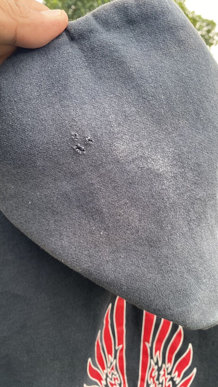 Hanes × Vintage Distressed Hi-Bond Modified Red Eagle Hoodie Size US L / EU 52-54 / 3 - 14 Thumbnail