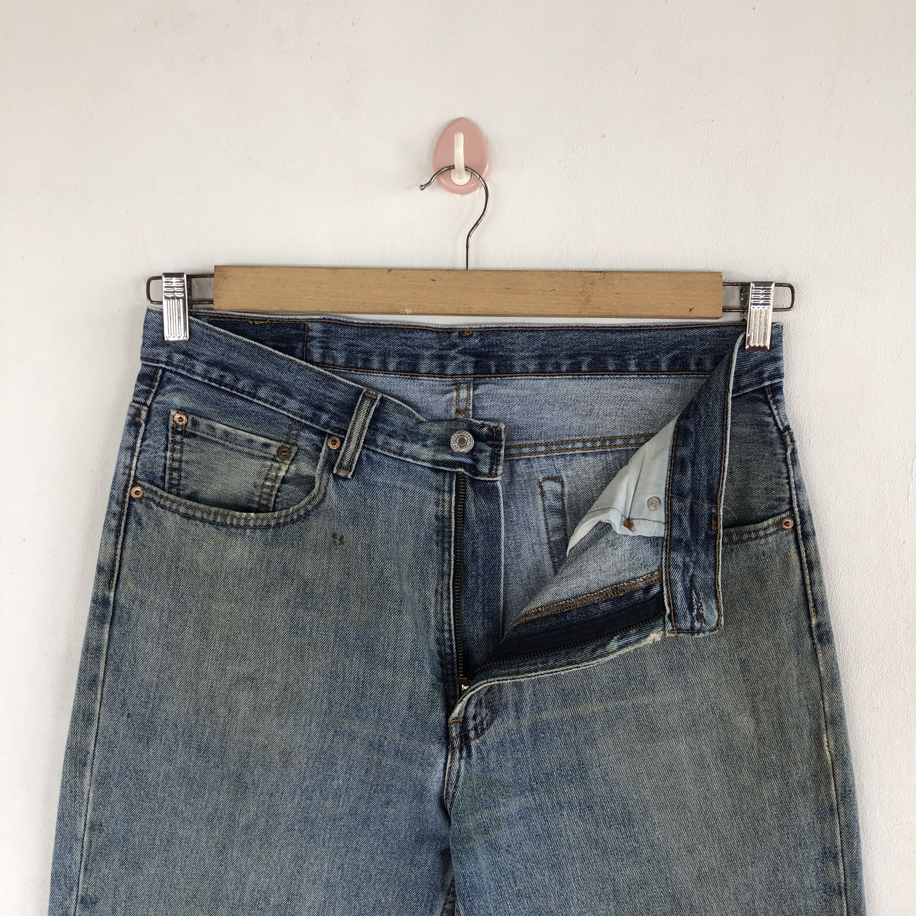 Levi's Vintage Levis Light Wash Jeans Levi's 516 Denim Pants Size US 32 / EU 48 - 6 Thumbnail