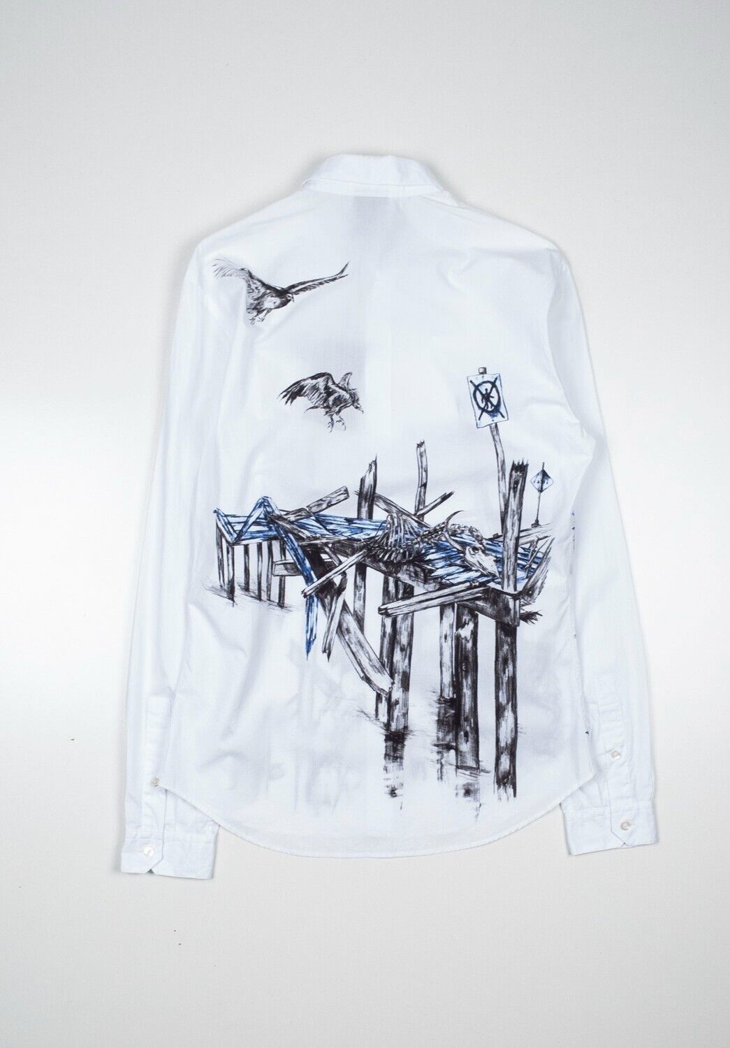 Alexander McQueen New Alexander Mcqueen Men Shirt Size ITA48/Medium, S1271 Size US M / EU 48-50 / 2 - 5 Thumbnail